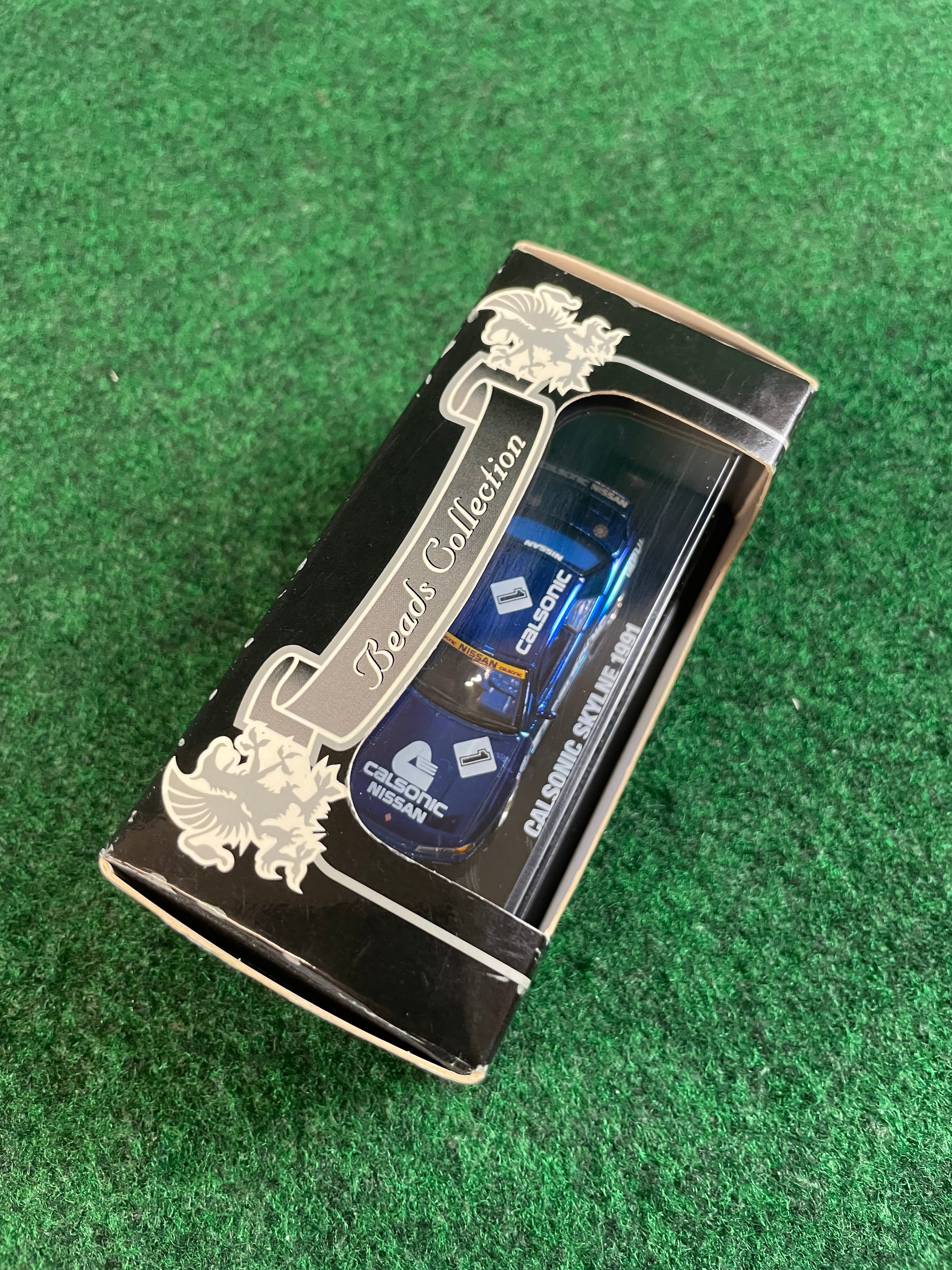 イグニッションモデル1/64 CALSONIC SKYLINE # 1991 Ignition Model 1:64 Nissan Skyline GT-R (R32) CALSONIC #1 1991 JTC