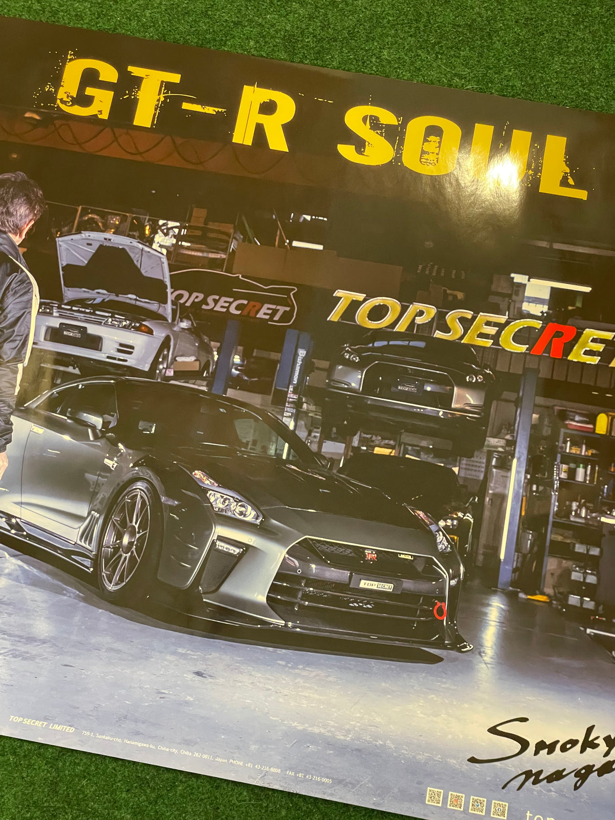 Top Secret - “GT-R Soul” Nissan R35 GTR Smoky Nagata “GT-R Base” 2023 Calendar & Poster