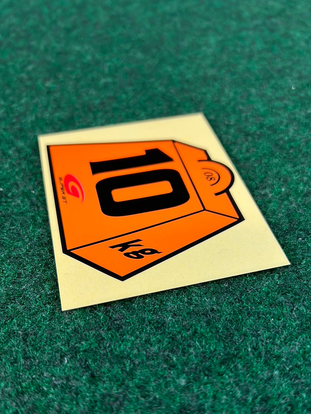 Super GT 2008 - Commemorative 10KG Weight Penalty Collectible Sticker