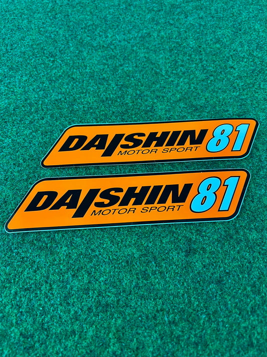 Daishin Motor Sport No. 81 Stickers Set