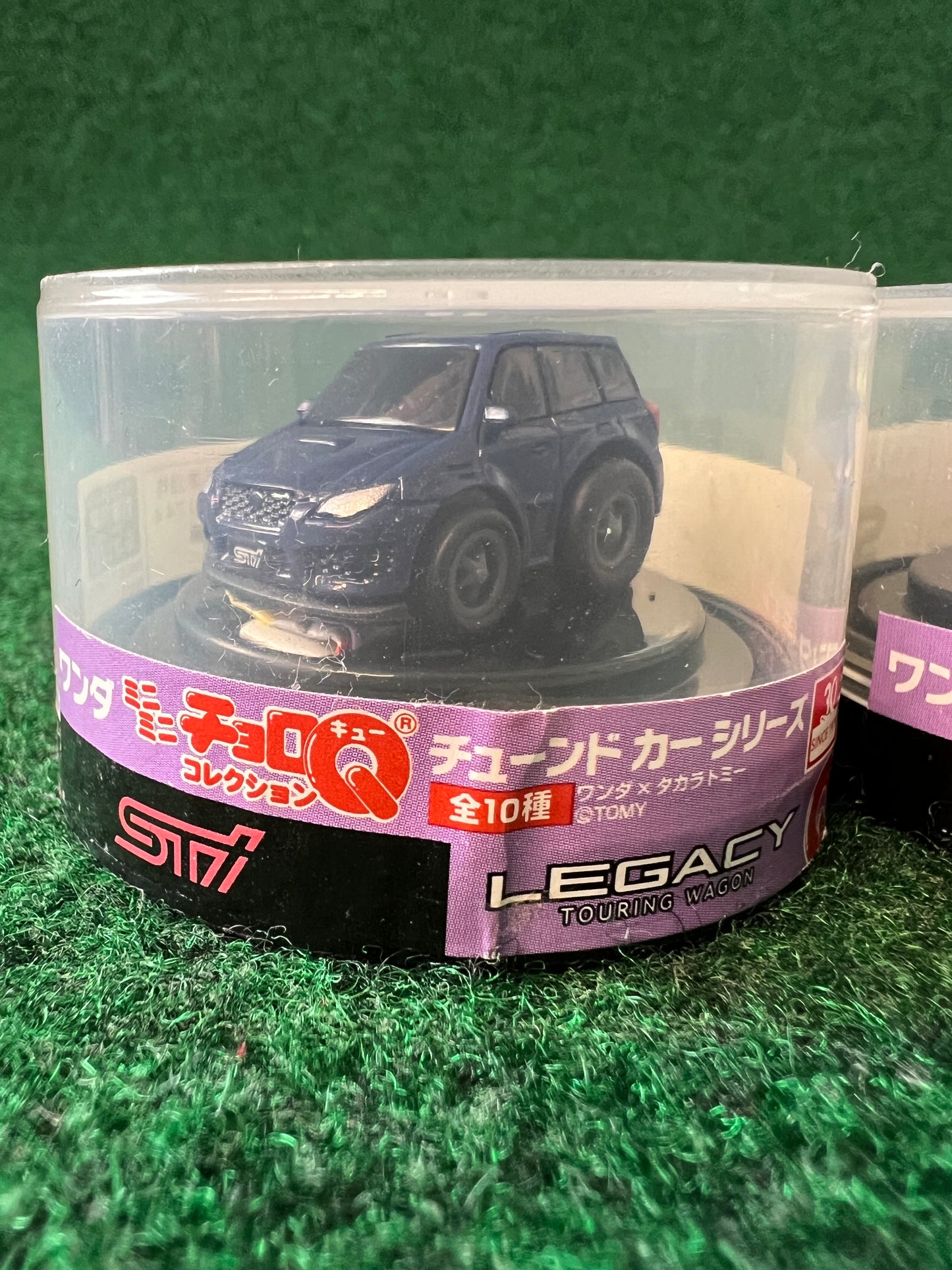 WONDA Coffee & ChoroQ - Subaru Legacy BP STI Wagon Mini Toy Car Set