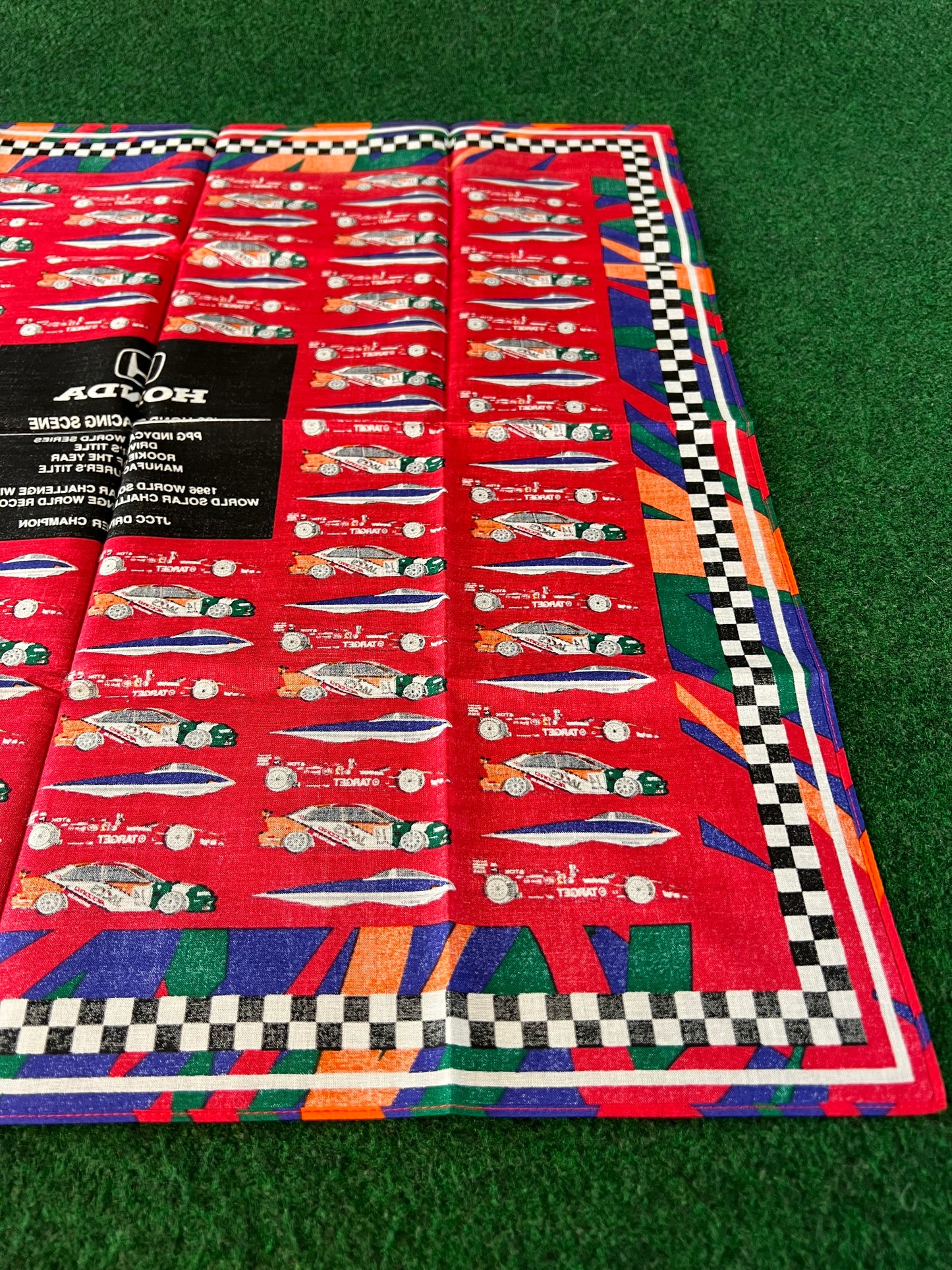 HONDA - 1996 Racing Scene Indycar, Solar Challenge & JTCC Accord Handkerchief Cloth