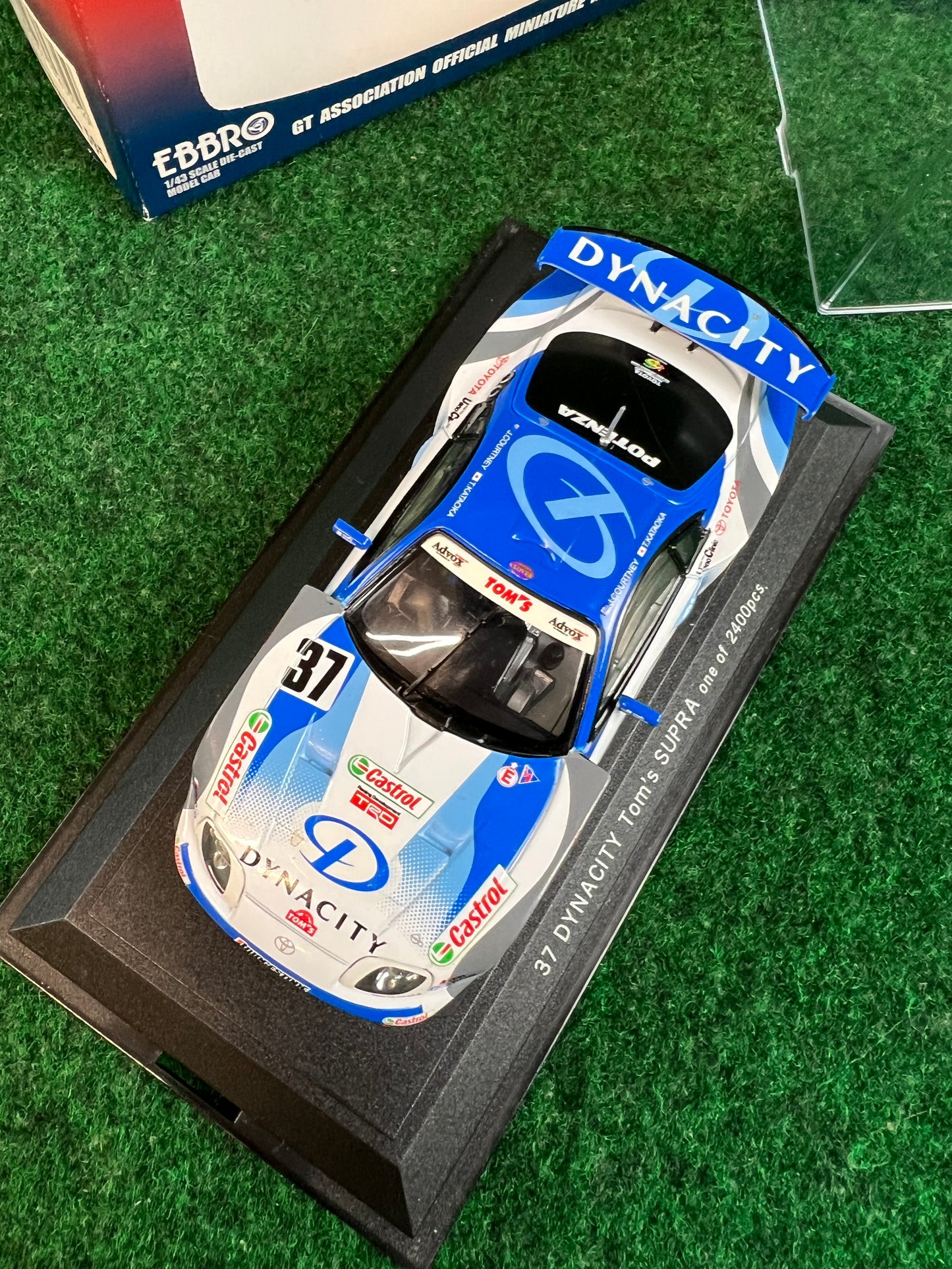 EBBRO - 2004 JGTC Dynacity Tom's Toyota Supra 1/43 Scale Diecast