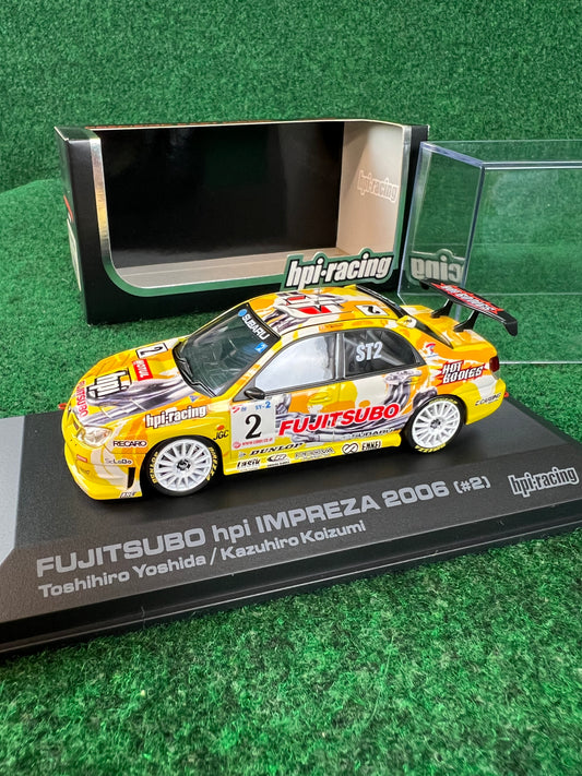 HPI Fujitsubo Super Taikyu 2005 Subaru Impreza WRX 1/43 Scale Diecast