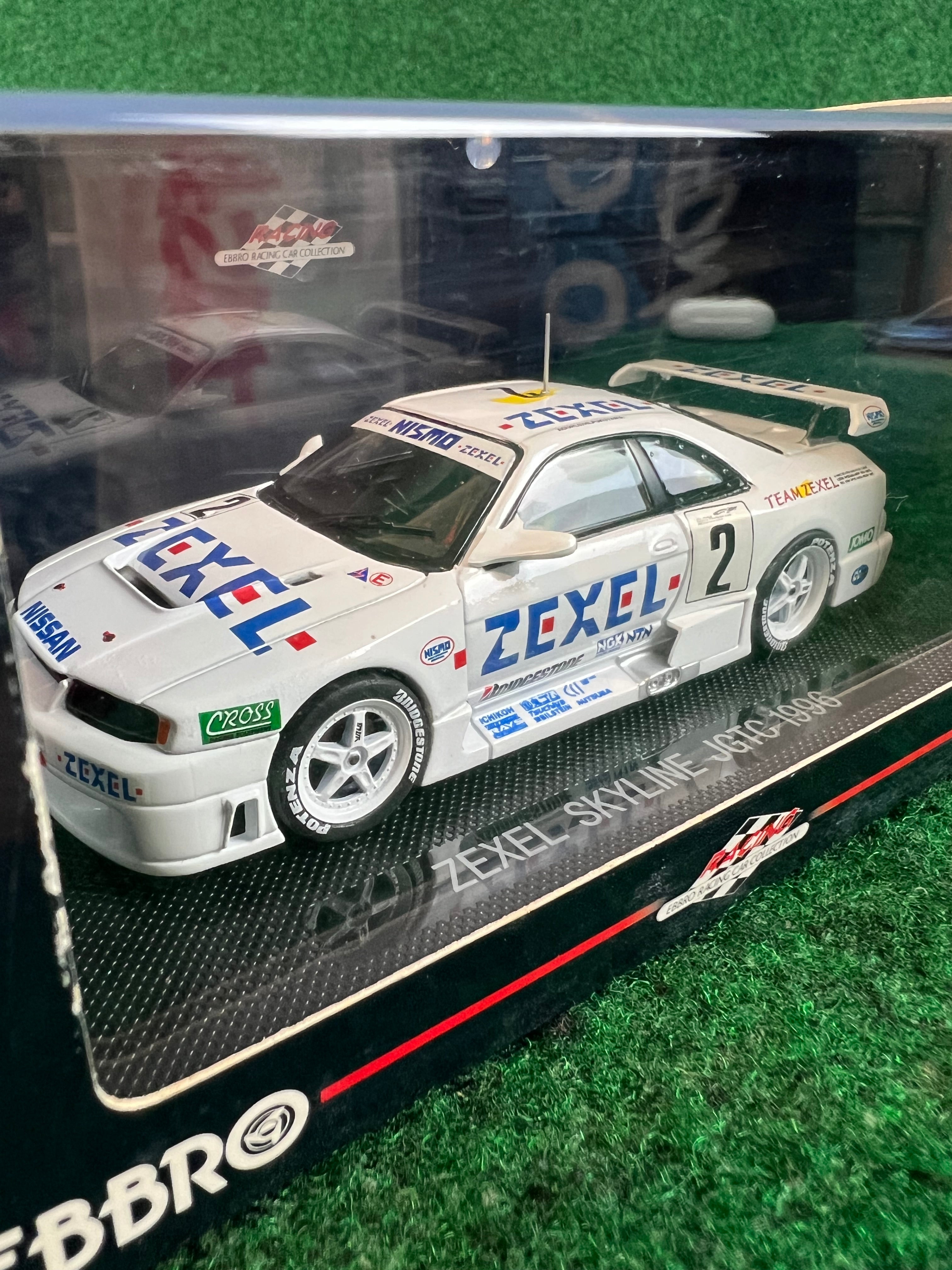 EBBRO Racing Car Collection - 1996 JGTC Zexel Nissan Skyline R33