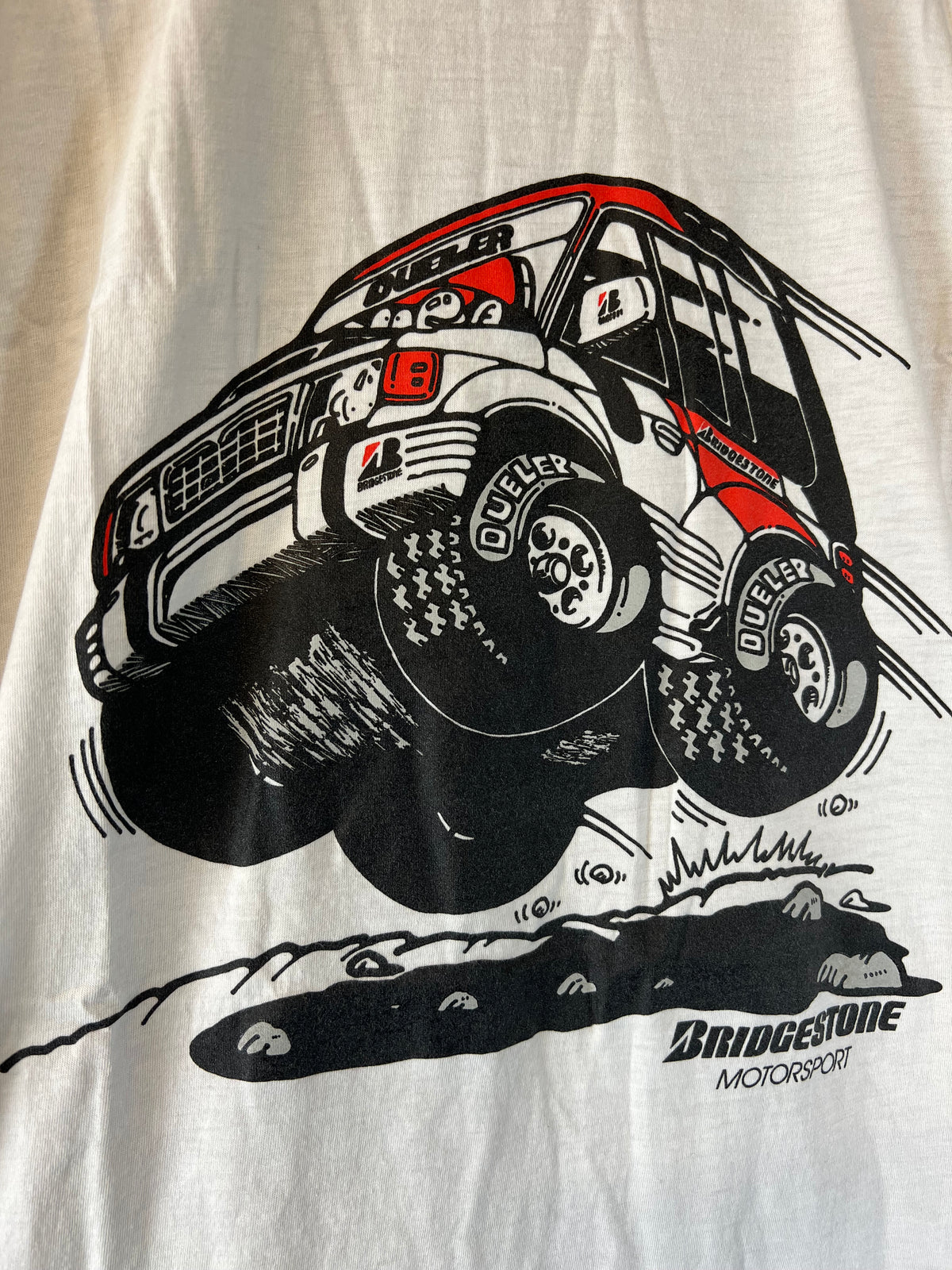 Bridgestone - Dueler Offroad Tires (Mitsubishi Pajero EVO) Promotional T-Shirt