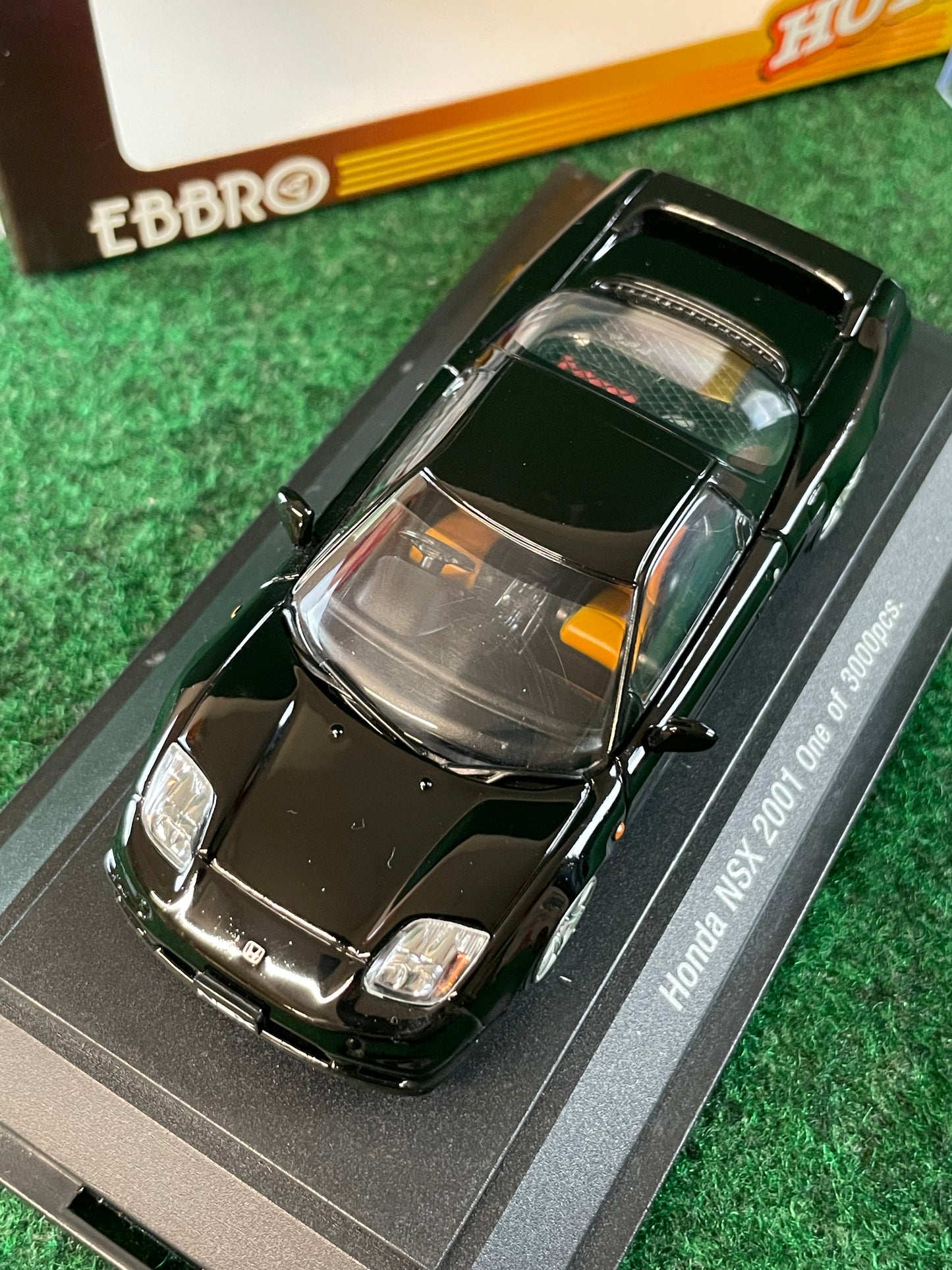 EBBRO HOT - 2001 Honda NSX Type S Black 1/43 Scale Diecast