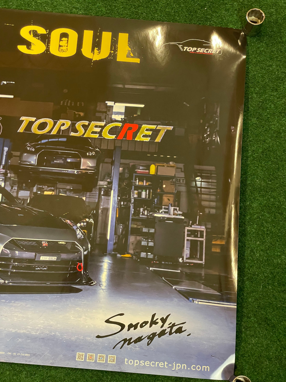 Top Secret - “GT-R Soul” Nissan R35 GTR Smoky Nagata “GT-R Base” 2023 Calendar & Poster