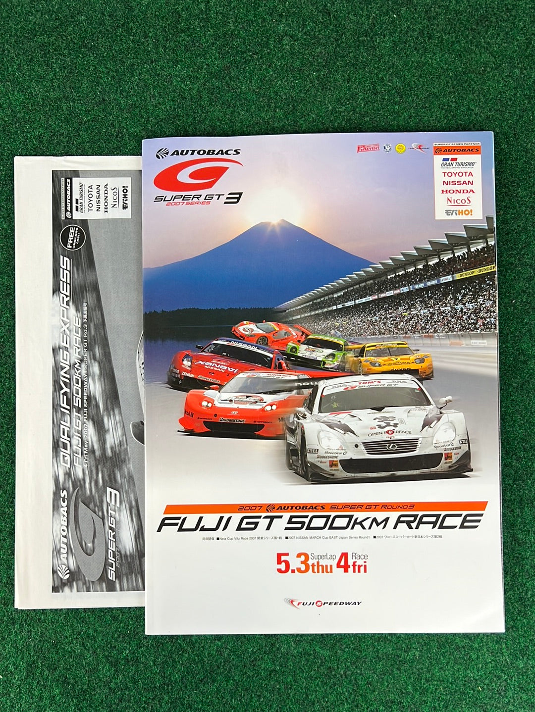 2007 AUTOBACS SuperGT Fuji Speedway 500km Round 3 Official Race Program and Flyer