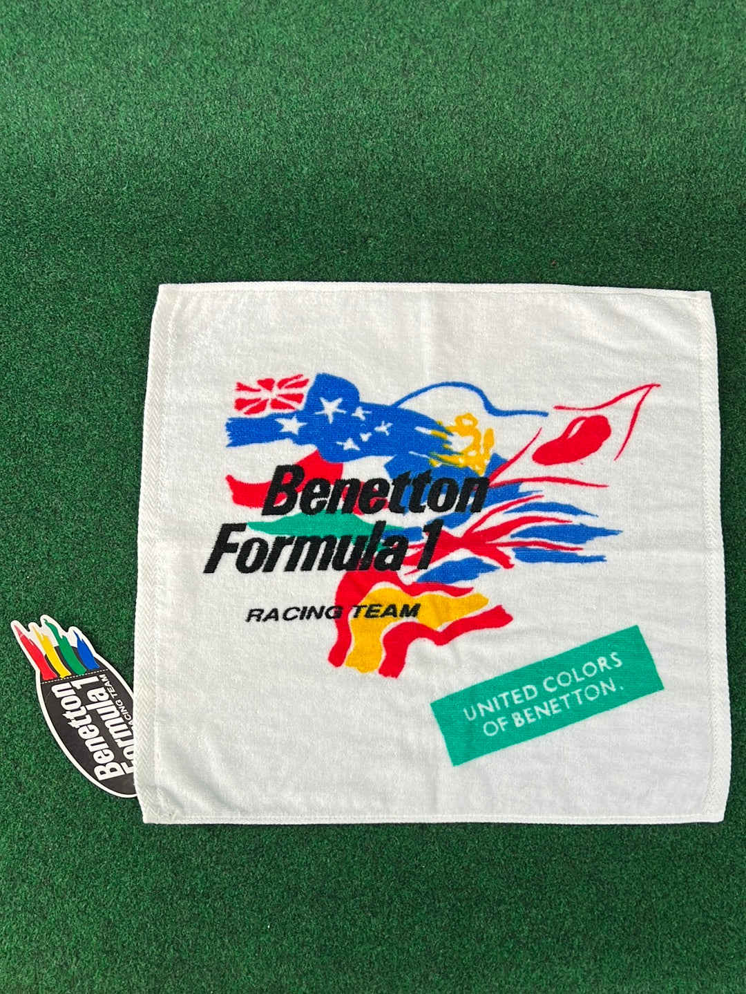 Benetton Formula Racing Team Hand Towel w/ Tag