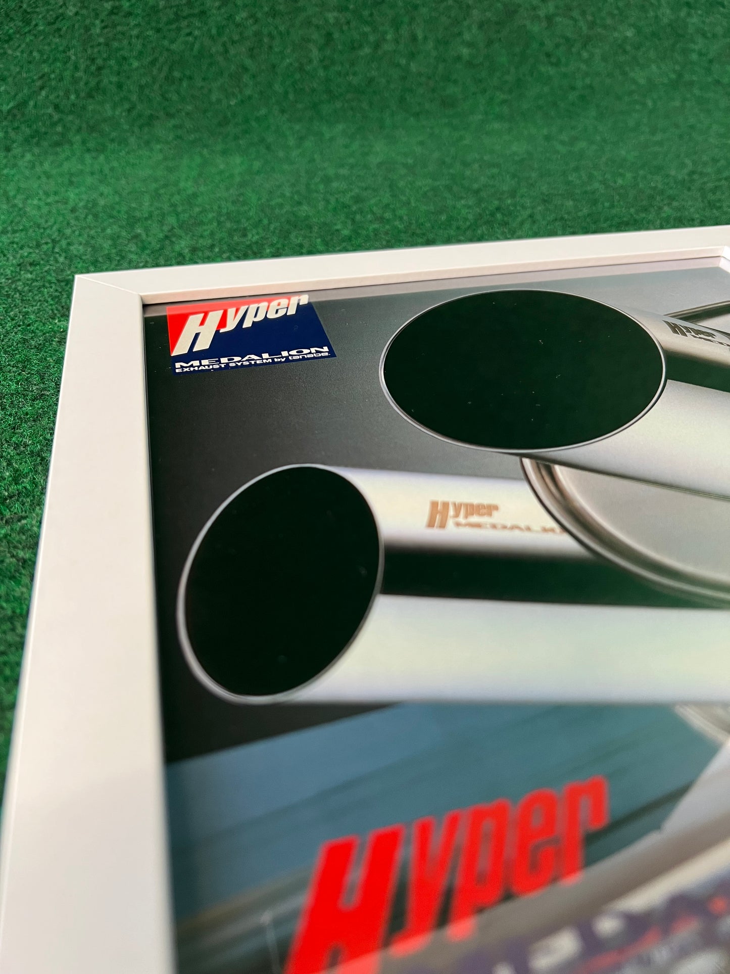 Tanabe Hyper Medallion Exhaust Framed Advertisement Picture (1995)