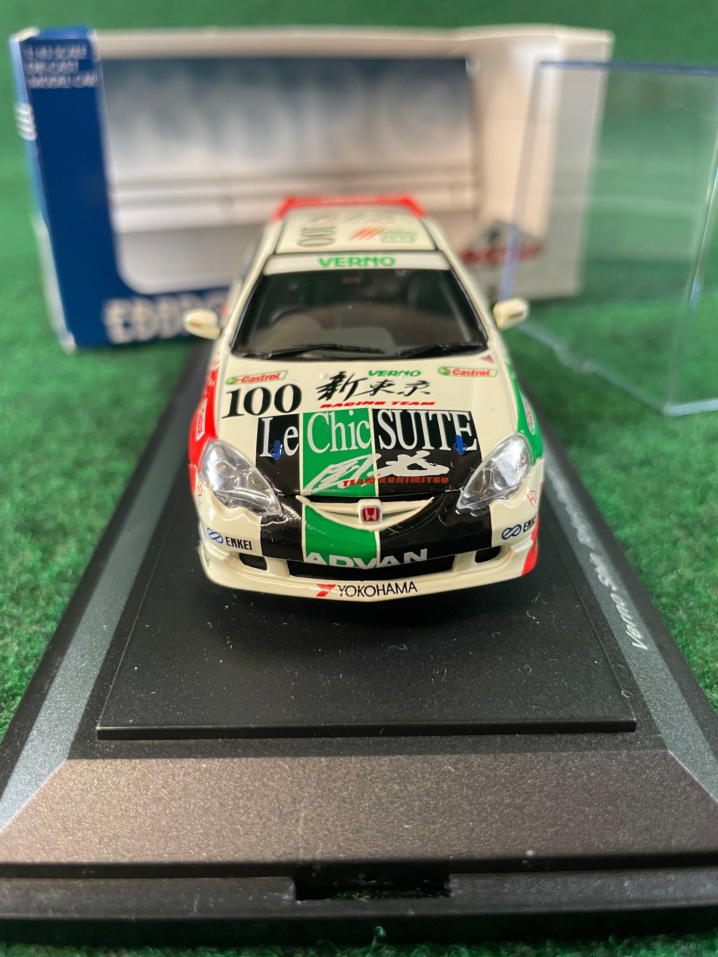 EBBRO Racing Car Collection - Verno Shin Tokyo Honda Integra Type R DC5 1/43 Scale Diecast