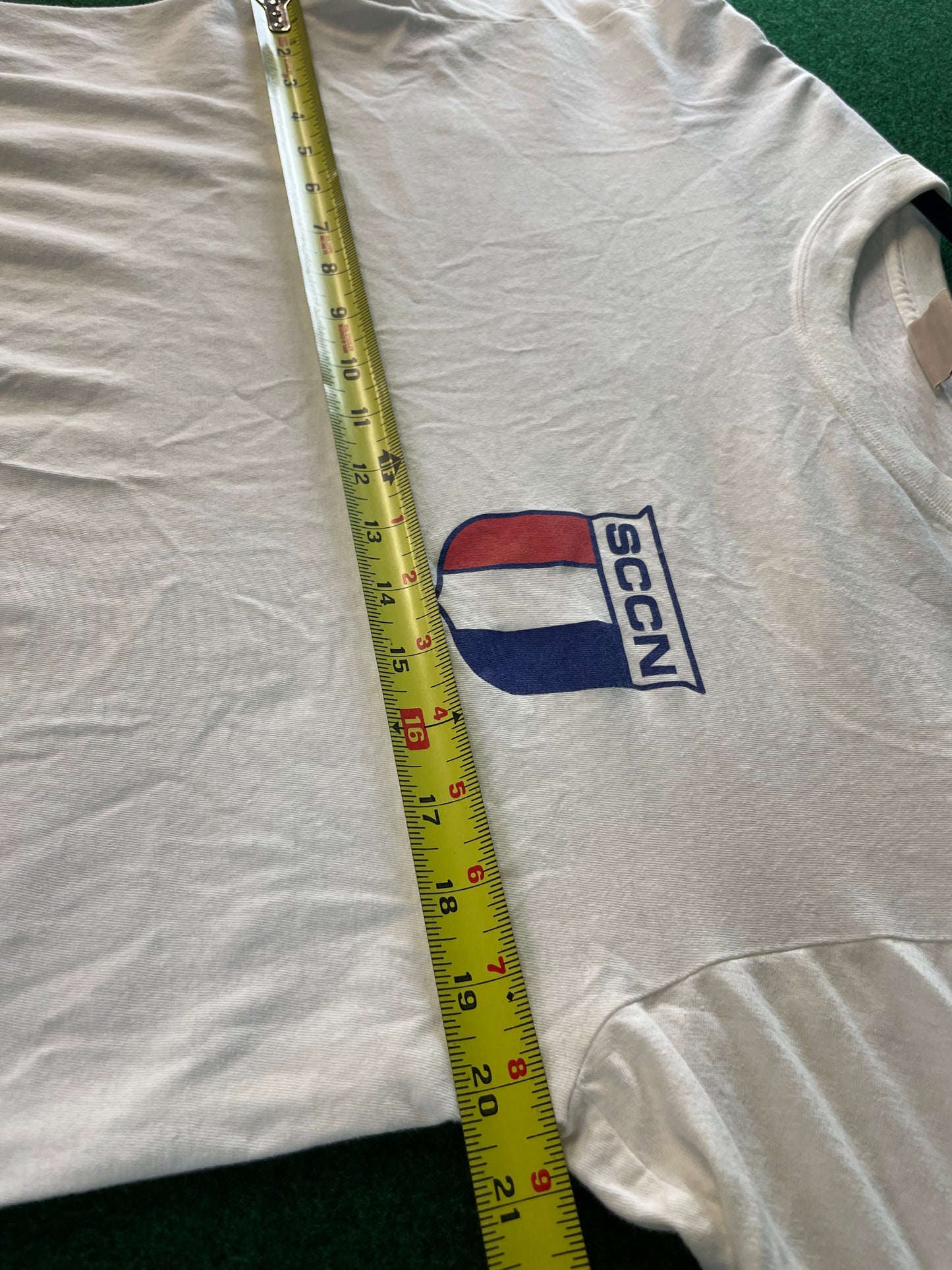 SCCN - Sports Car Club of Nissan Vintage White T-Shirt