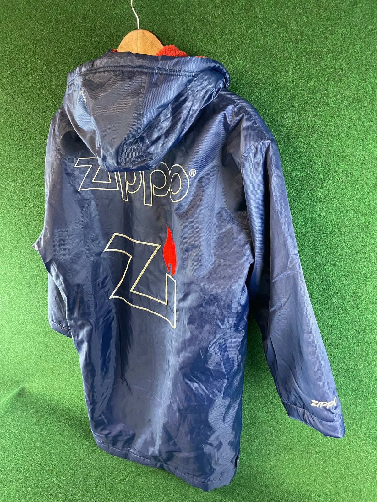 Zippo - Navy Blue & Red Insulated Bench Coat