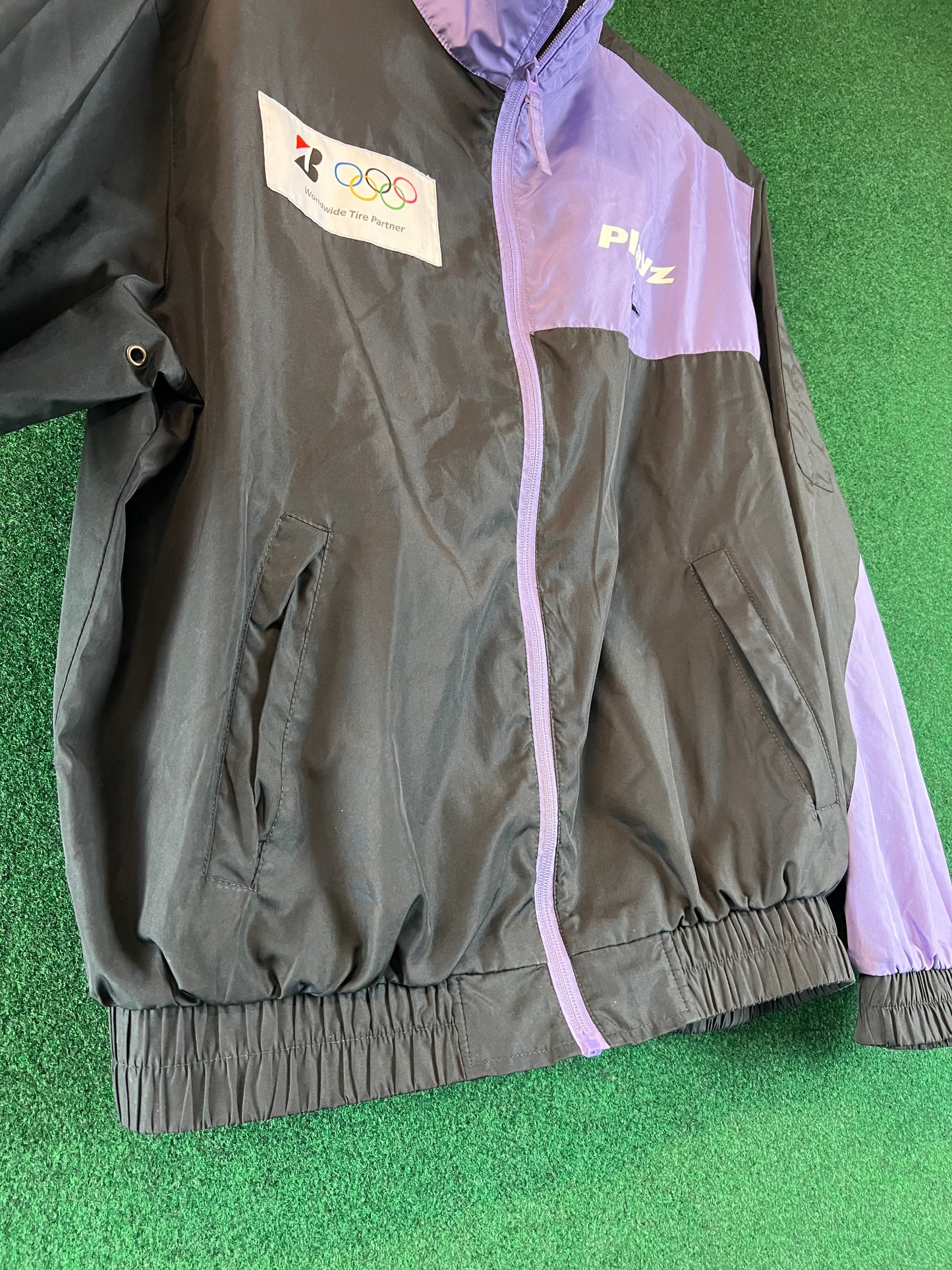 Bridgestone Playz - Black/Purple Windbreaker Jacket (L)