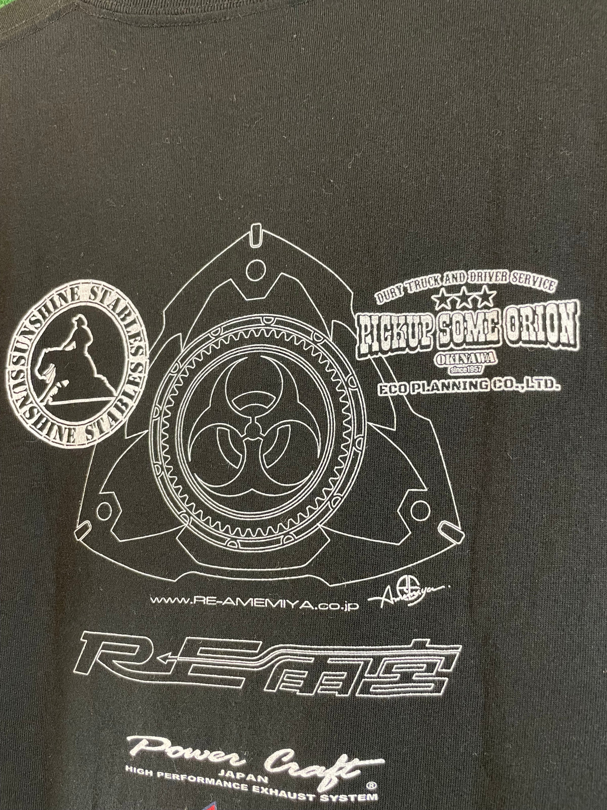 REAmemiya - (Toyo Tires, Sunoco, K&N) Promotional Collaboration Black T-Shirt (L)