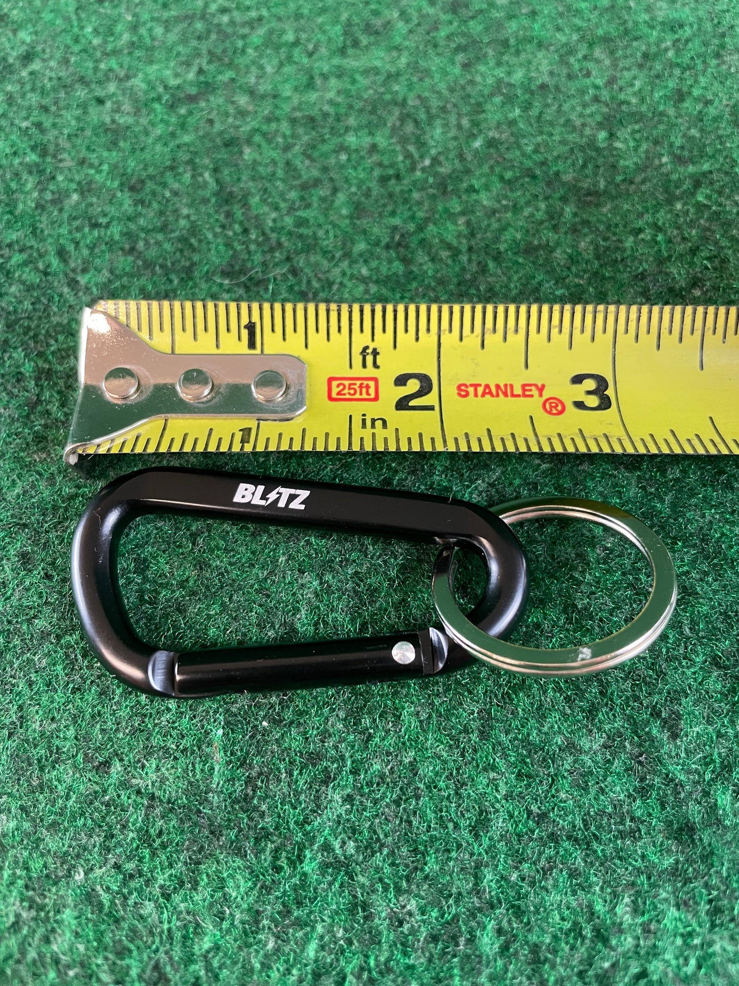 BLITZ - Black Carabiner Keychain