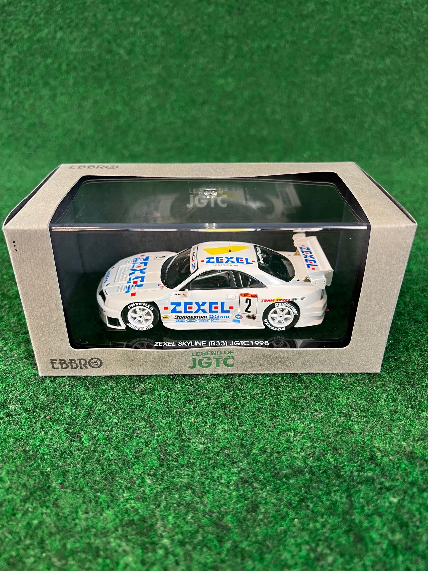EBBRO Legend of JGTC - 1998 ZEXEL Nissan Skyline R33 GTR 1/43 Scale Diecast