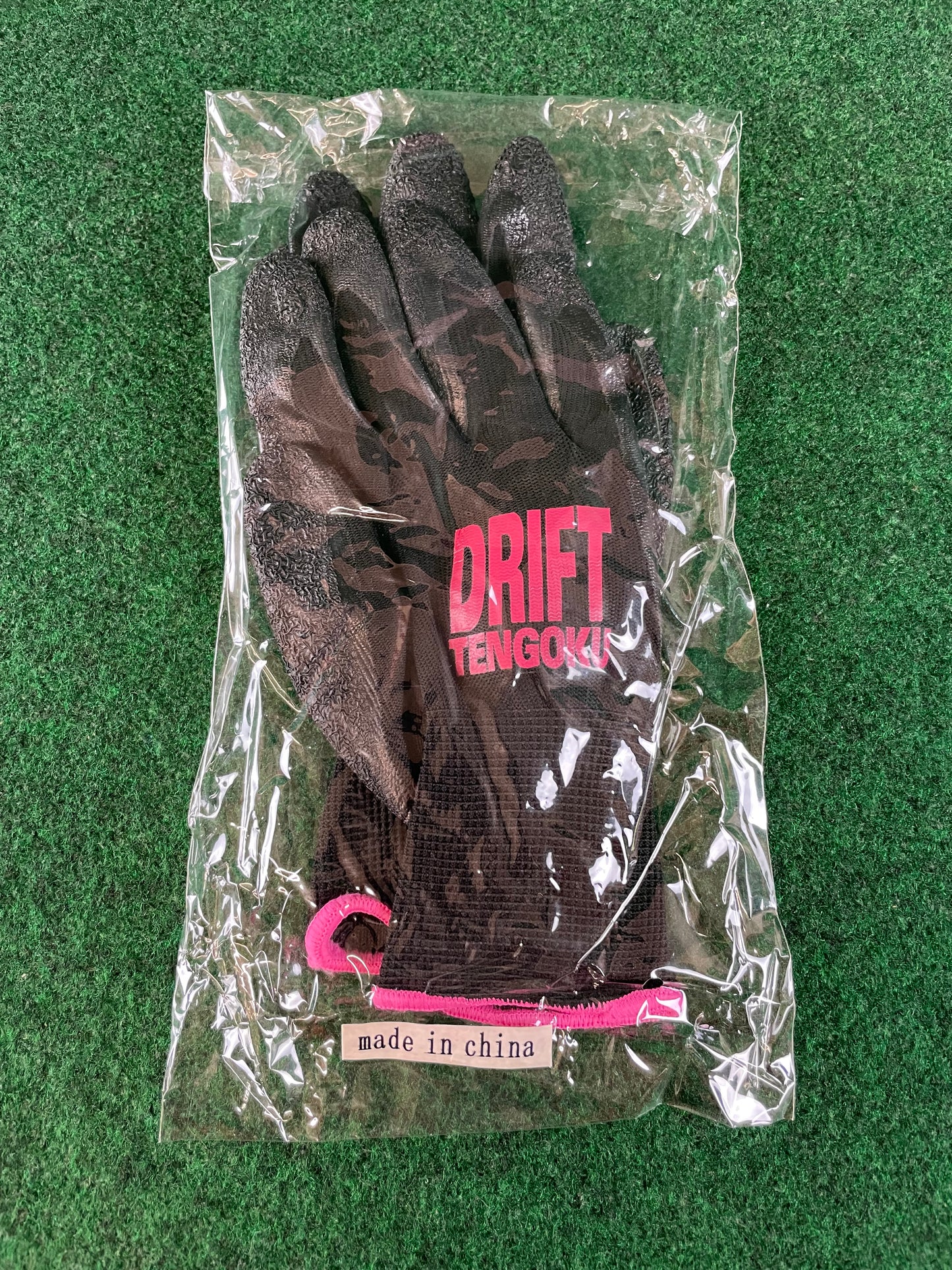 Drift Tengoku - (1) Elastic Rubber Grip Work Gloves