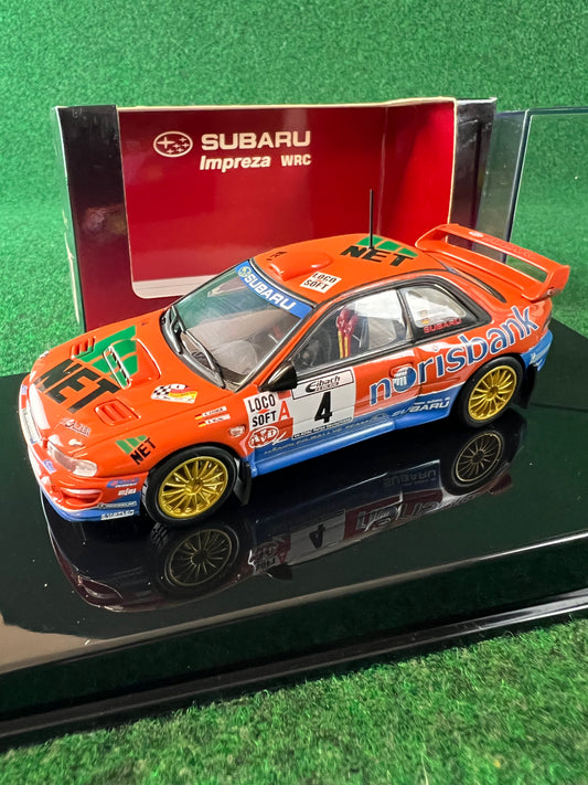Auto Art - Subaru Impreza GC8 WRC 2001 Norisbank Rally Car 1/43 Scale Diecast