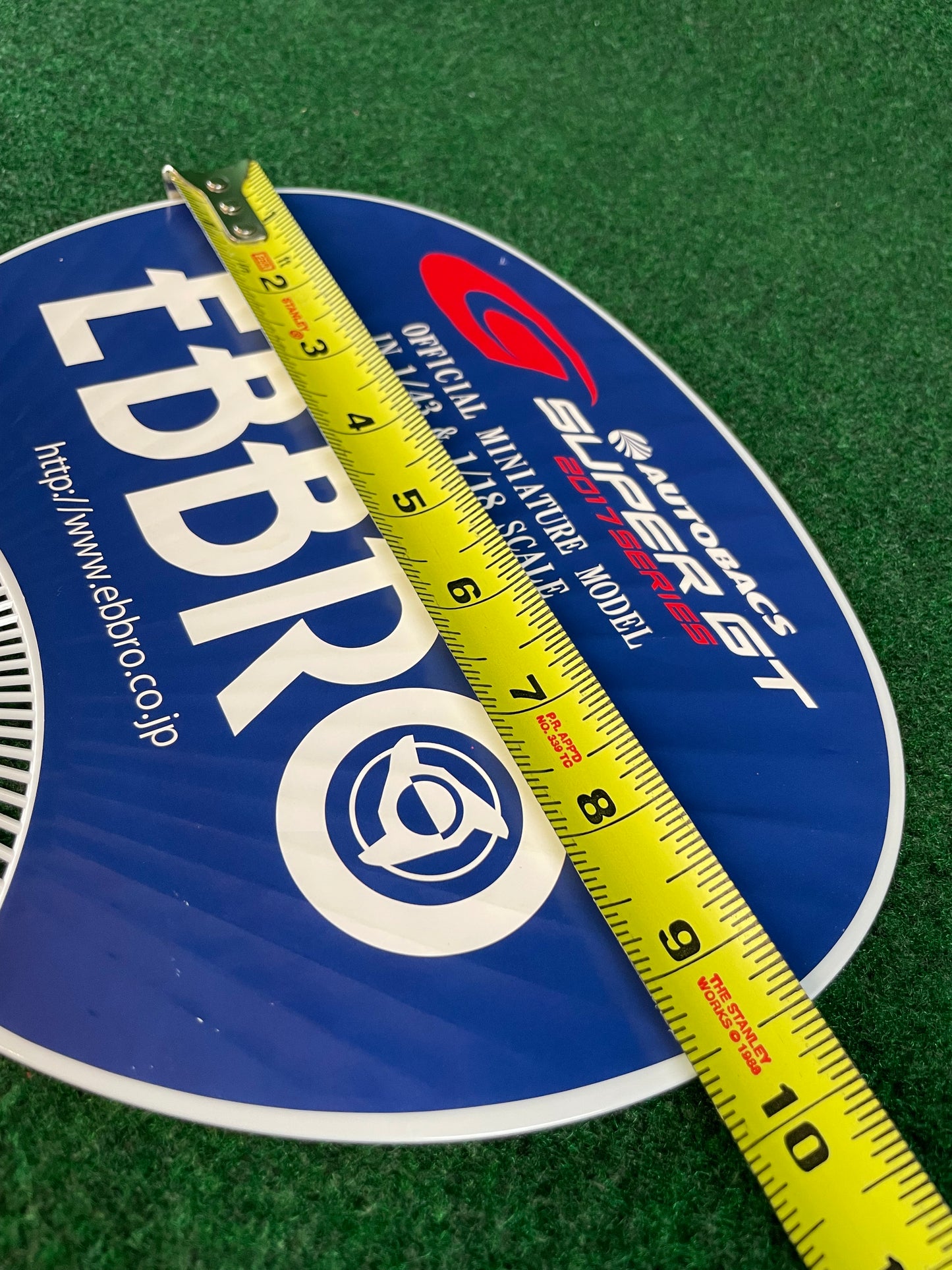 EBBRO SuperGT - 2017 Official Miniture Model Raceday Promotional Hand Fan (2)
