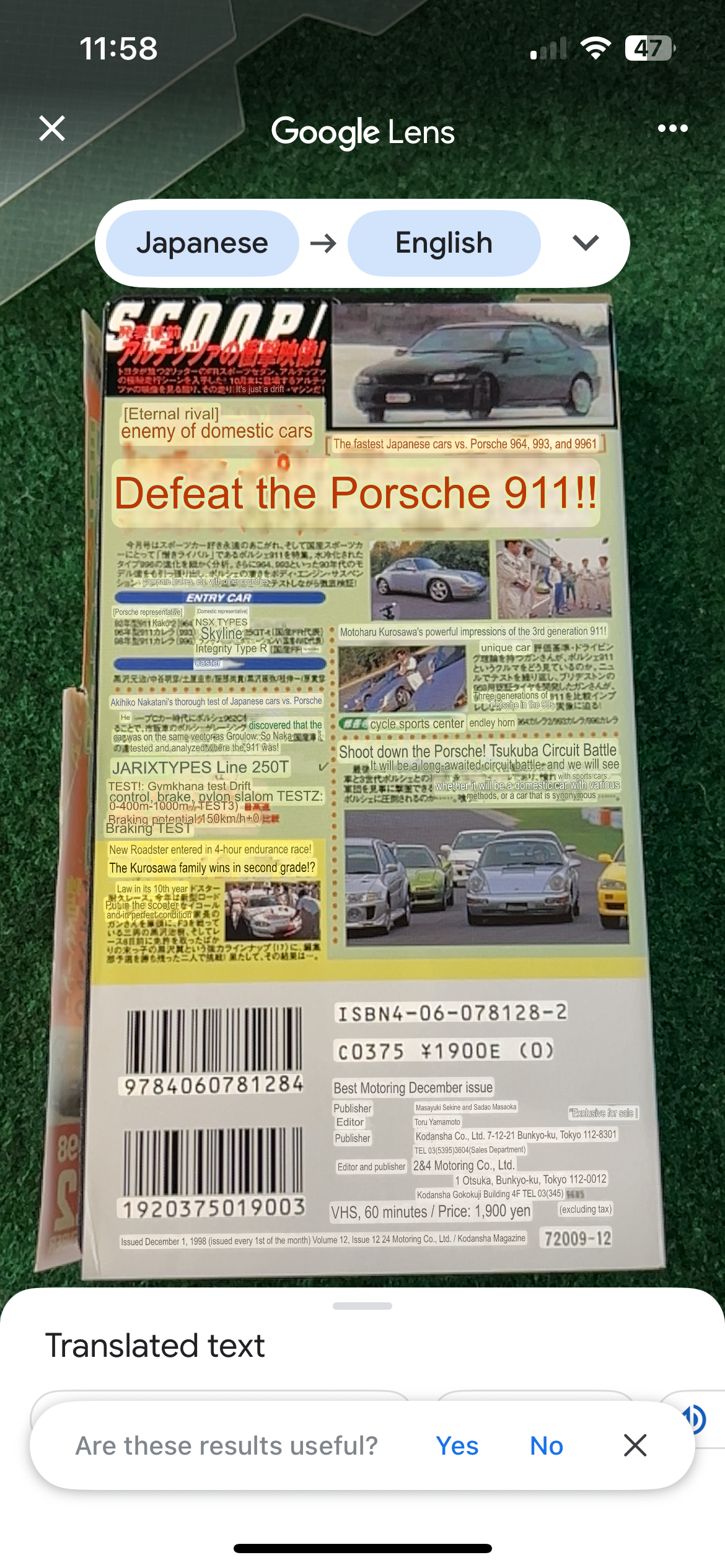 Best Motoring VHS - October, November & December 1998