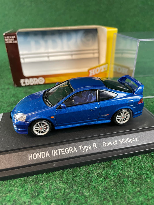 EBBRO HOT! MUGEN 2001 Honda Integra Type R DC5 (Blue) 1/43 Scale Diecast