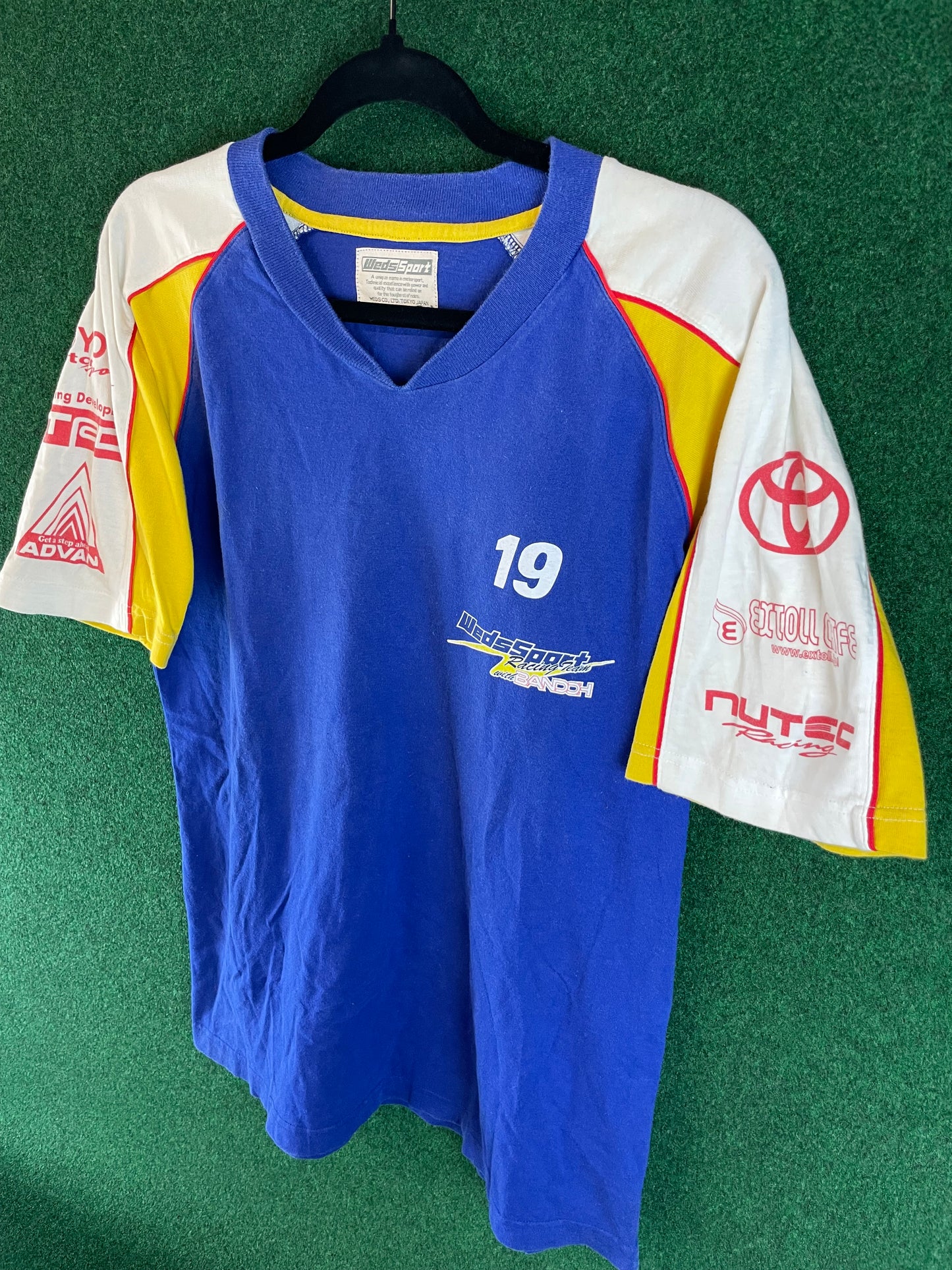 Wedssport Racing BANDOH - TRD, ADVAN, Nutec No. 19 Race Team T-Shirt