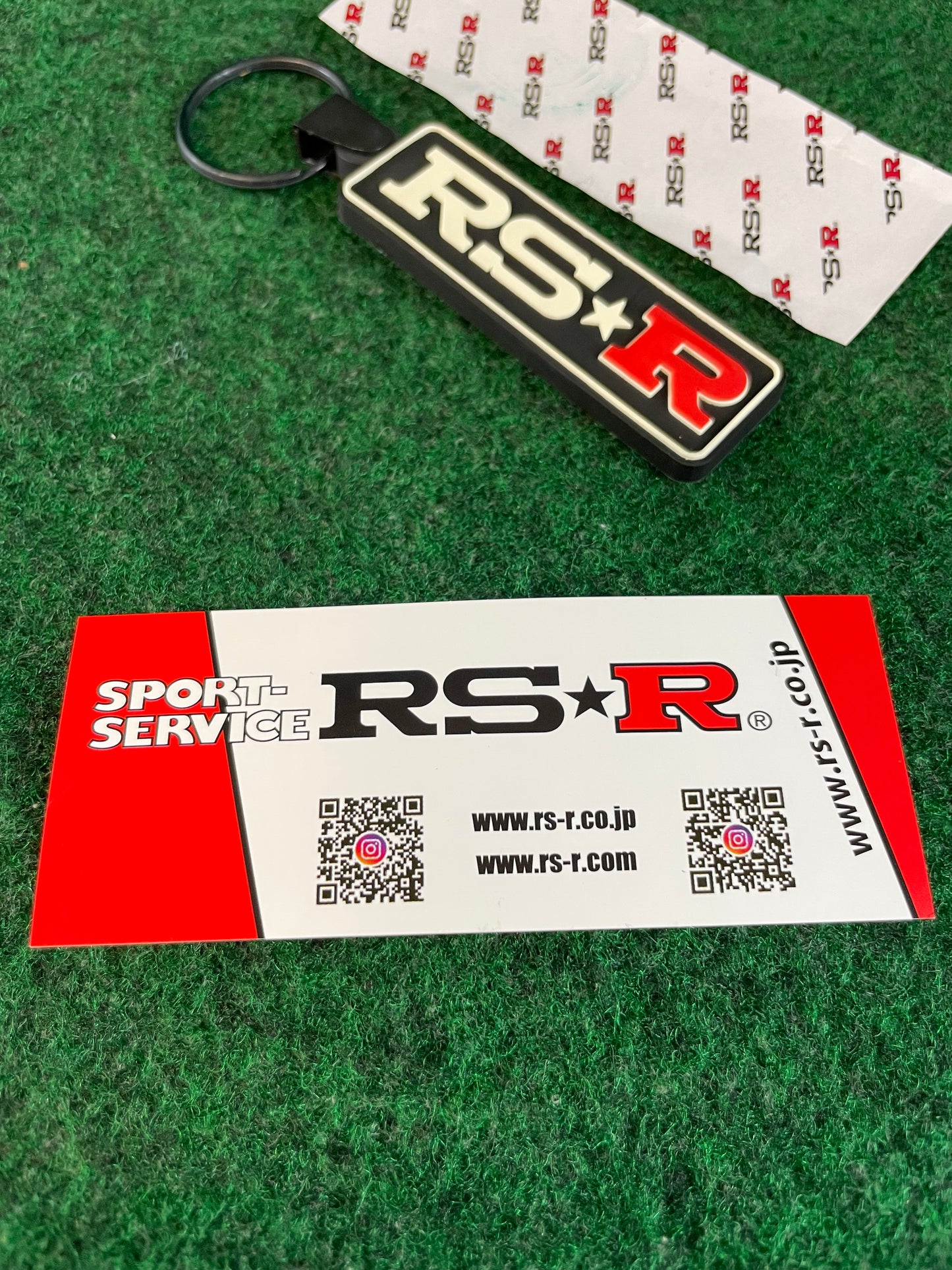 RSR - Silicone Logo and Metal Engraved Toyota 86 Keychain & Sticker Set