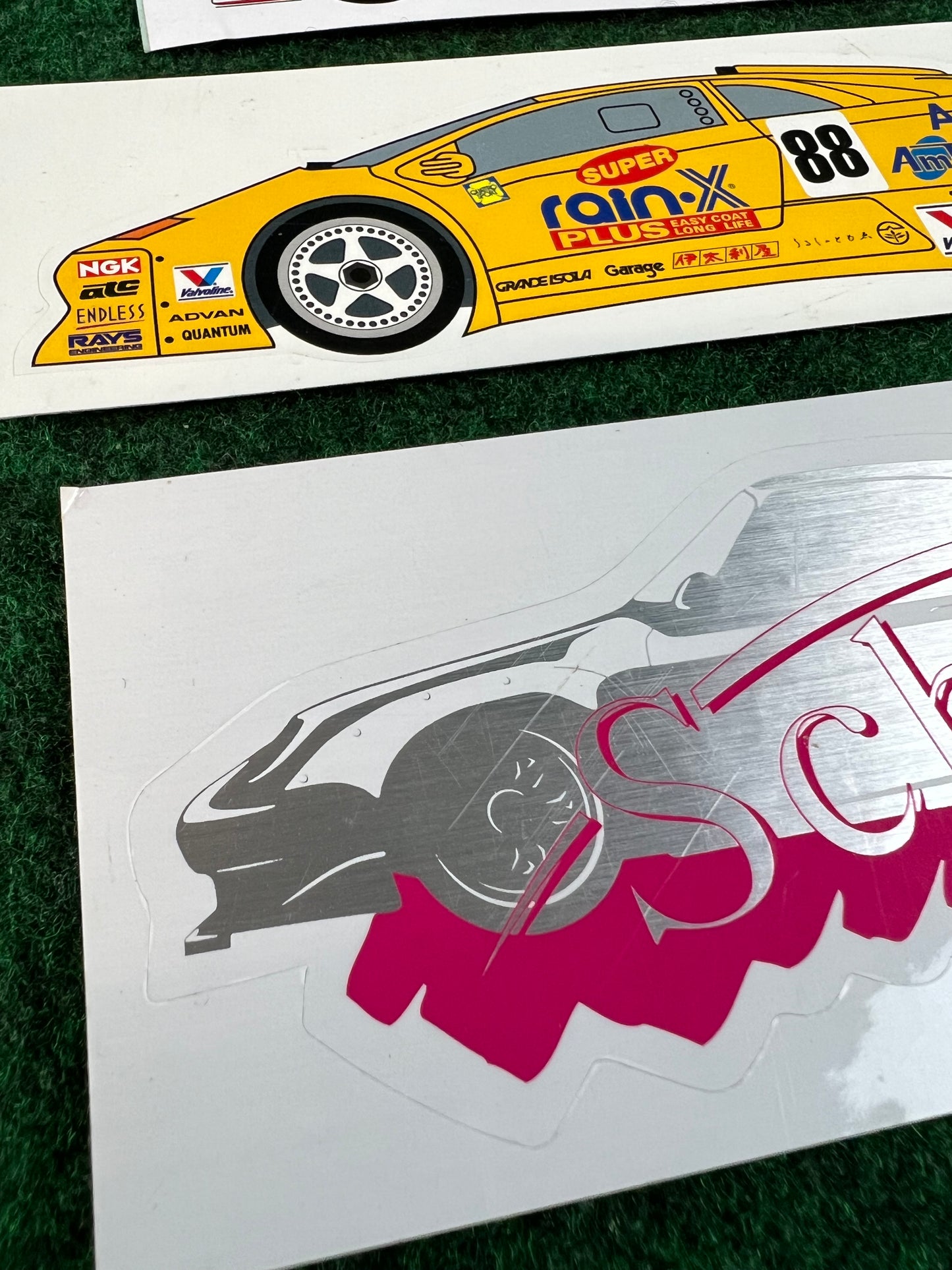 MR2, 911, Diablo JGTC Racecar Stickers Set