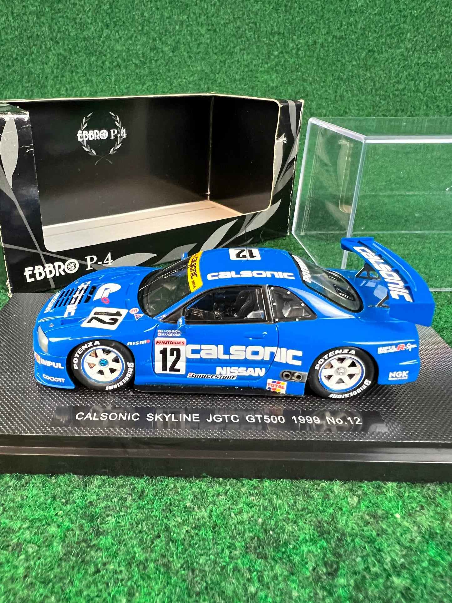 EBBRO P-4 - JGTC 1999 Calsonic Nissan Skyline R34 GTR 1/43 Scale Diecast