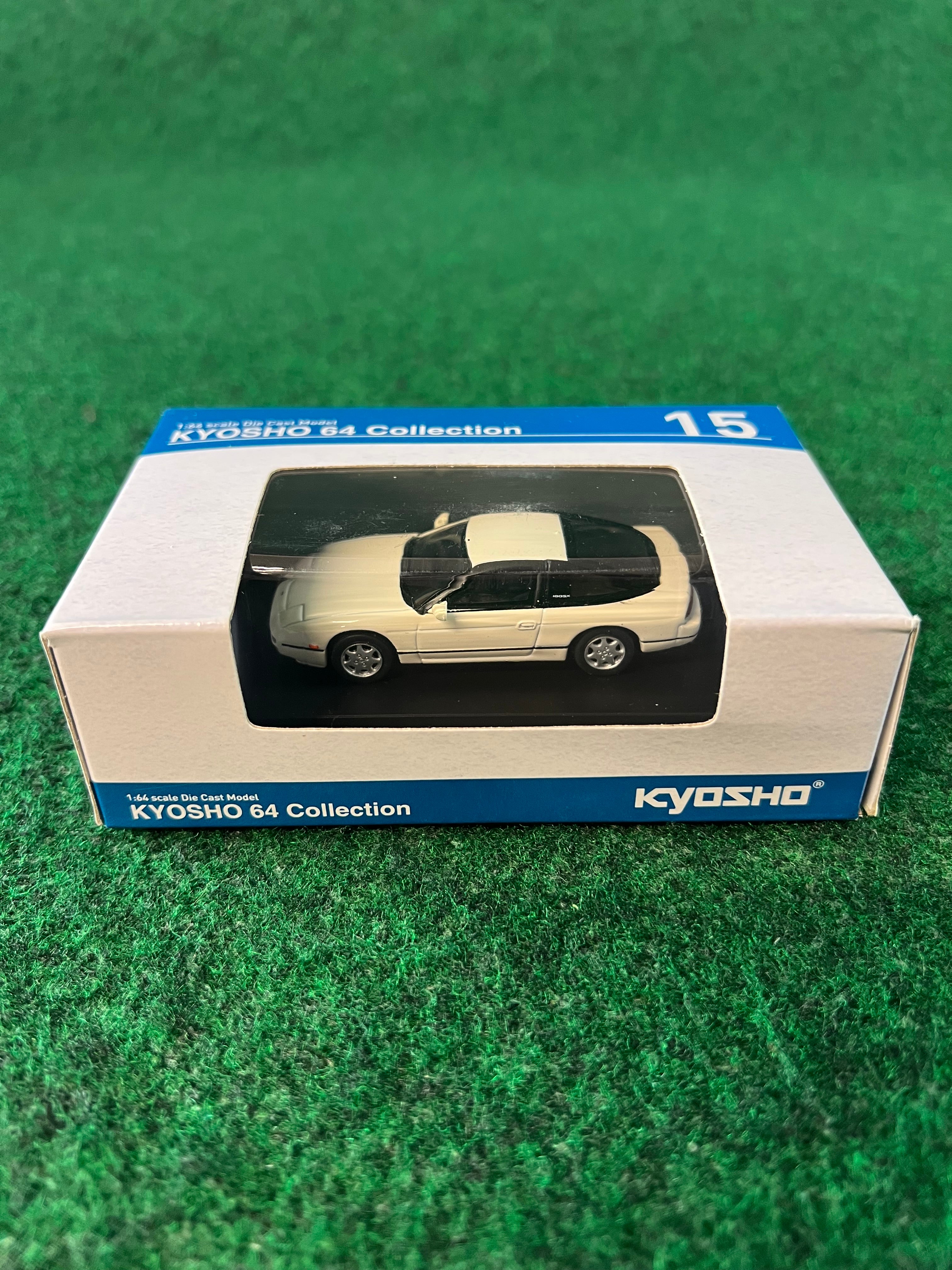 KYOSHO 64 Collection - Nissan 180sx (White) 1/64 Scale Diecast Car
