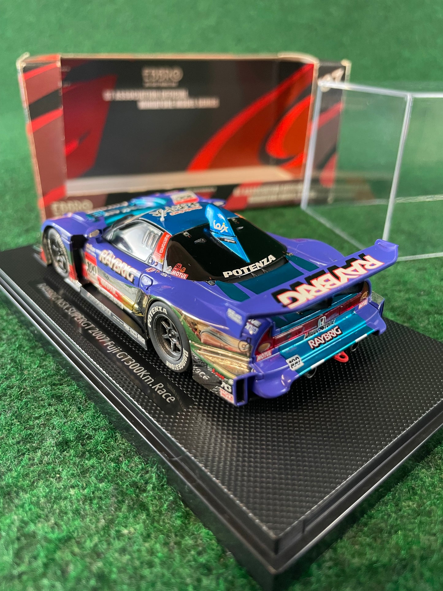 EBBRO - SuperGT 2007 Raybrig Honda NSX Fuji 300km 1/43 Scale Diecast