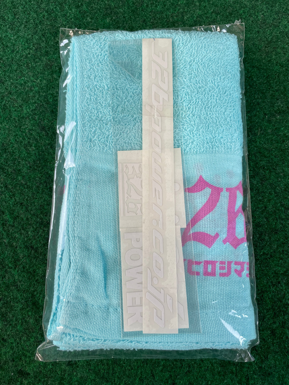 326POWER - Towel and Sticker Decal Sticker Set