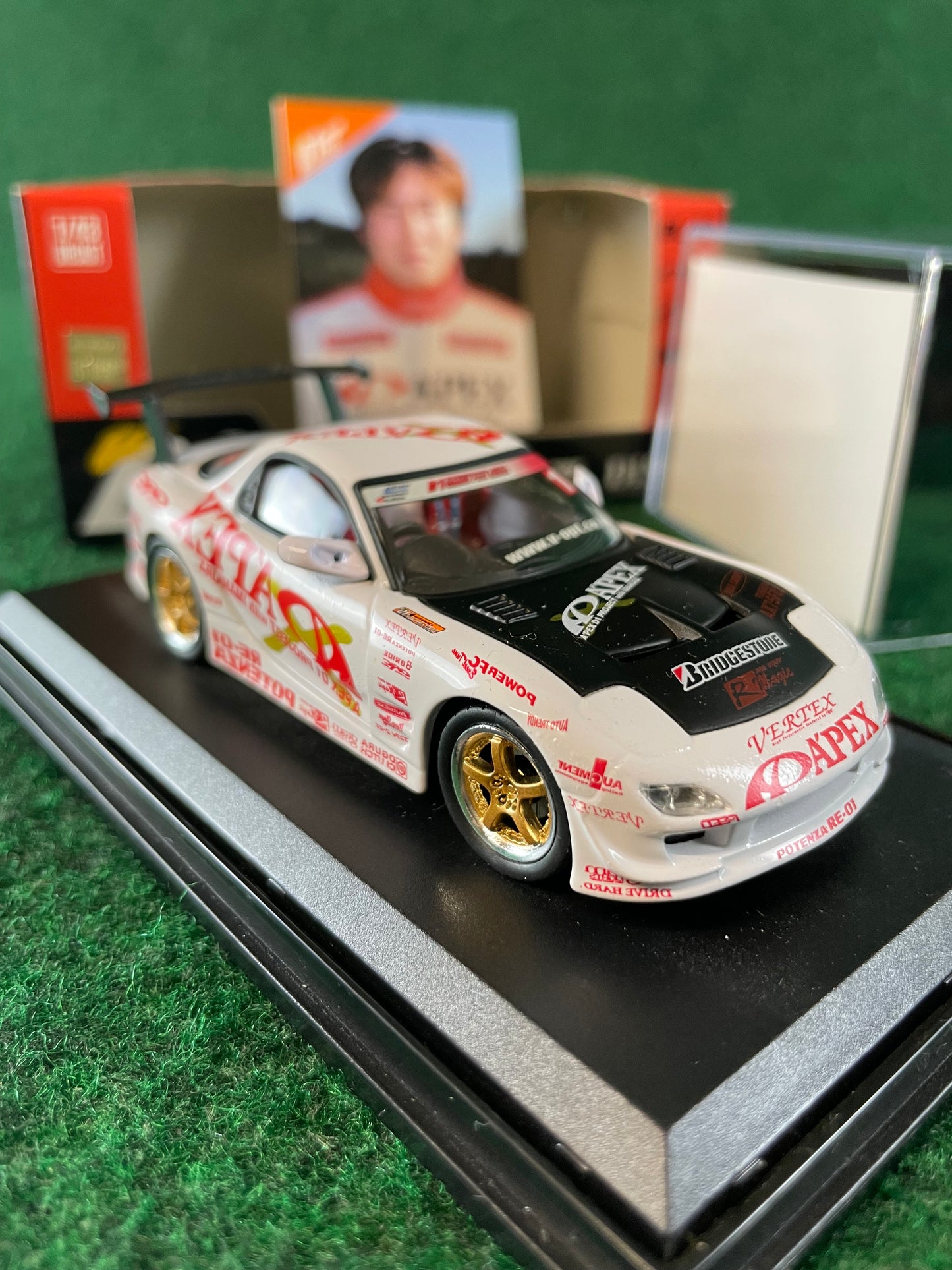 DISM D1 Grand Prix Memorial - 2003 A’pexi Mazda RX-7 1/43 Scale Diecast