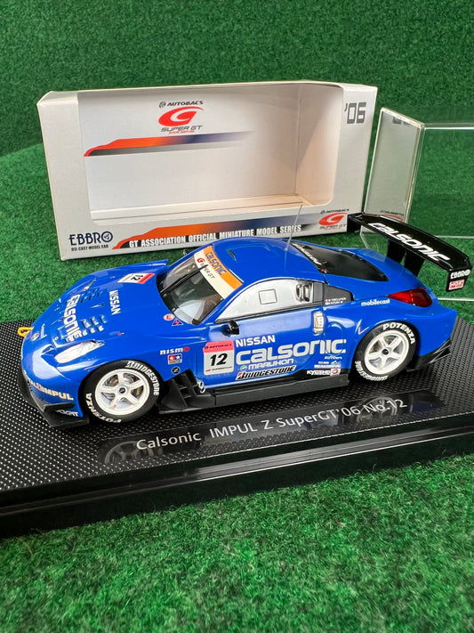 EBBRO Super GT 2006 Calsonic IMPUL Nissan Fairlady Z 1/43 Scale Diecast