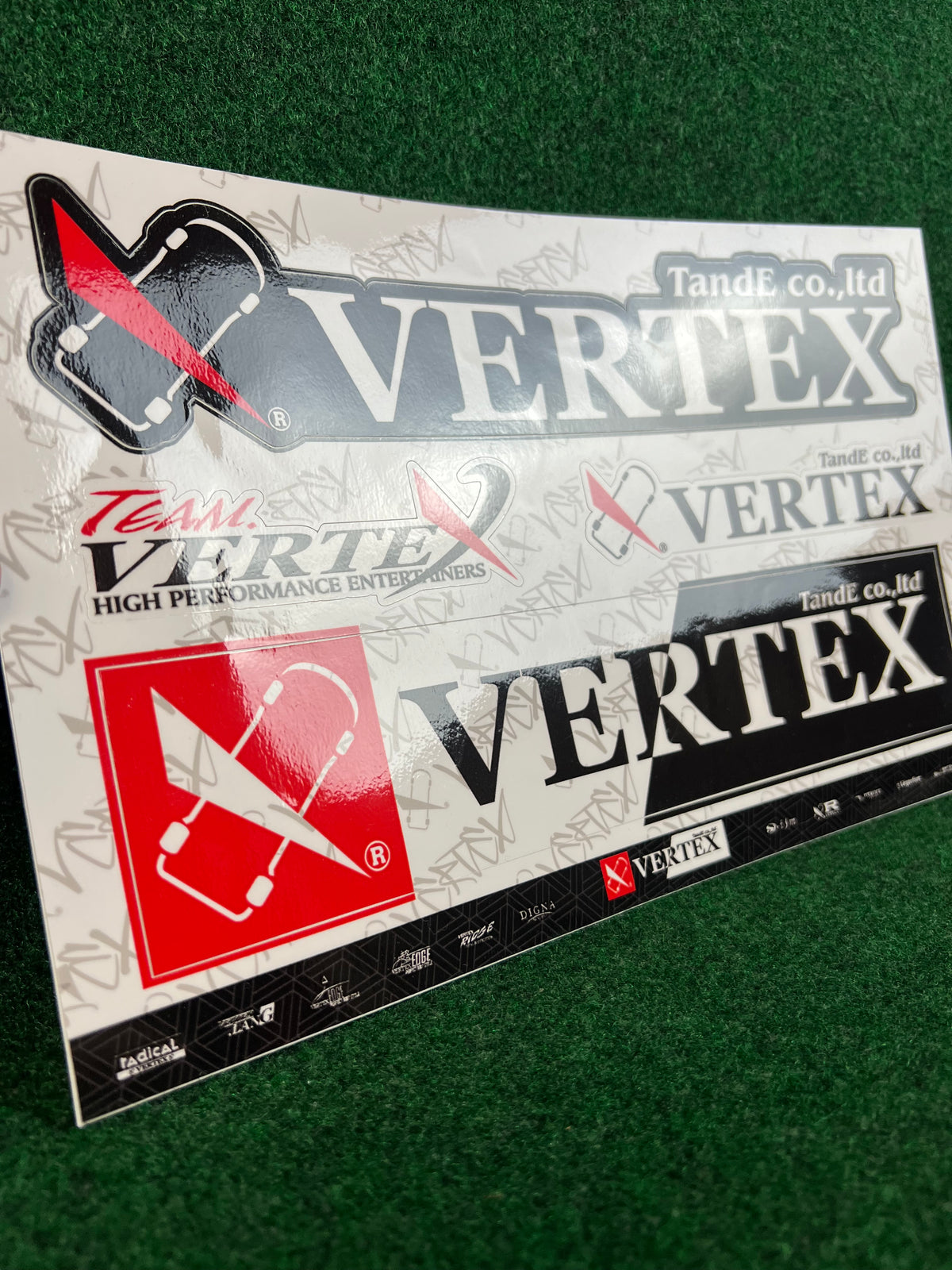 VERTEX T and E Co. Ltd - Promotional Sticker Sheet