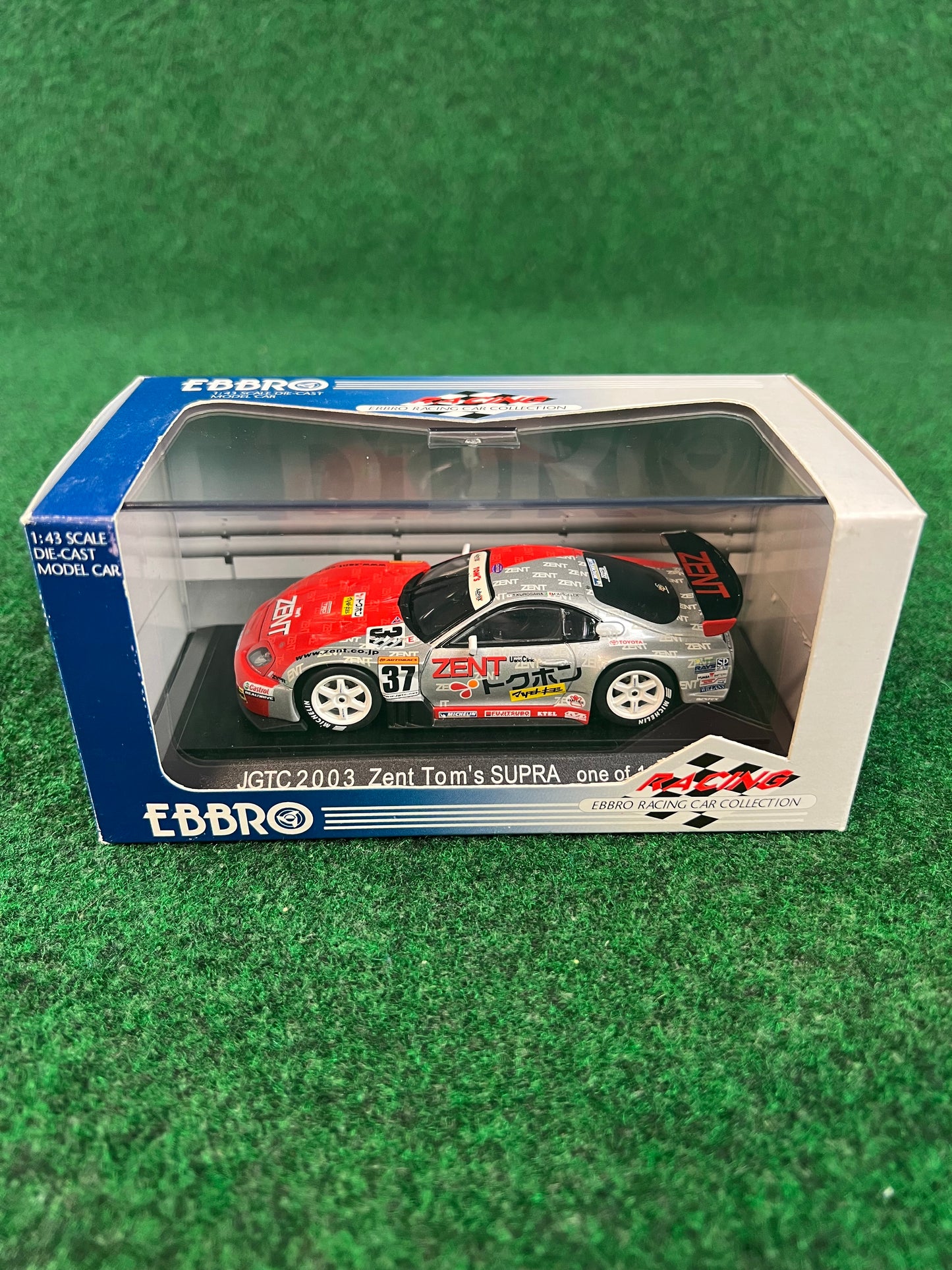 EBBRO - 2003 Zent Tom's Toyota Supra 1/43 Scale Diecast