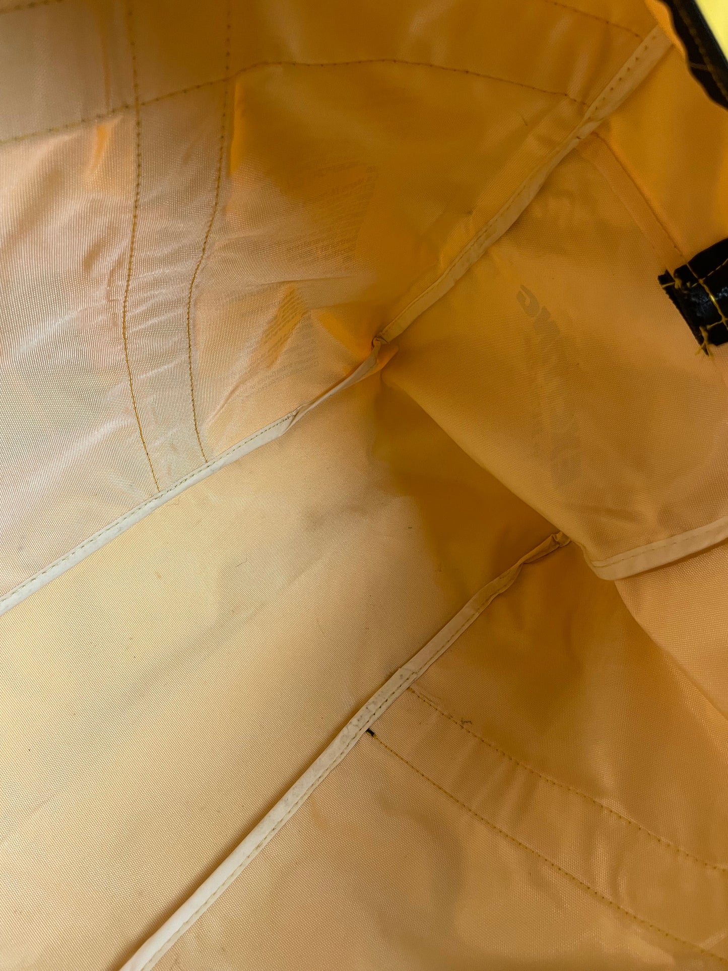 DUNLOP - Vintage Yellow Duffel Travel Bag
