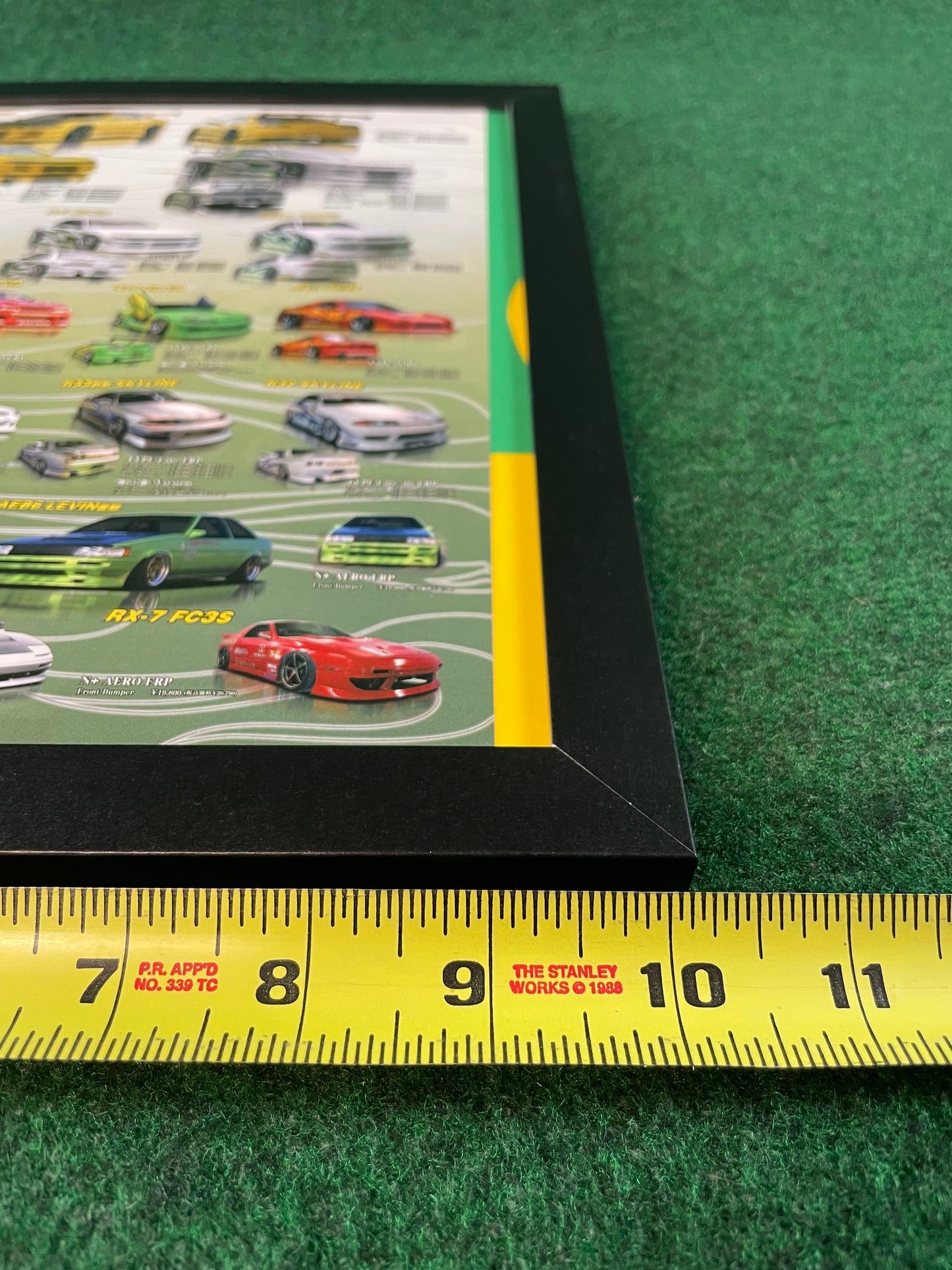 URAS - Aero Lineup (Nissan, Toyota, Mazda) Full Page Framed Advertisement