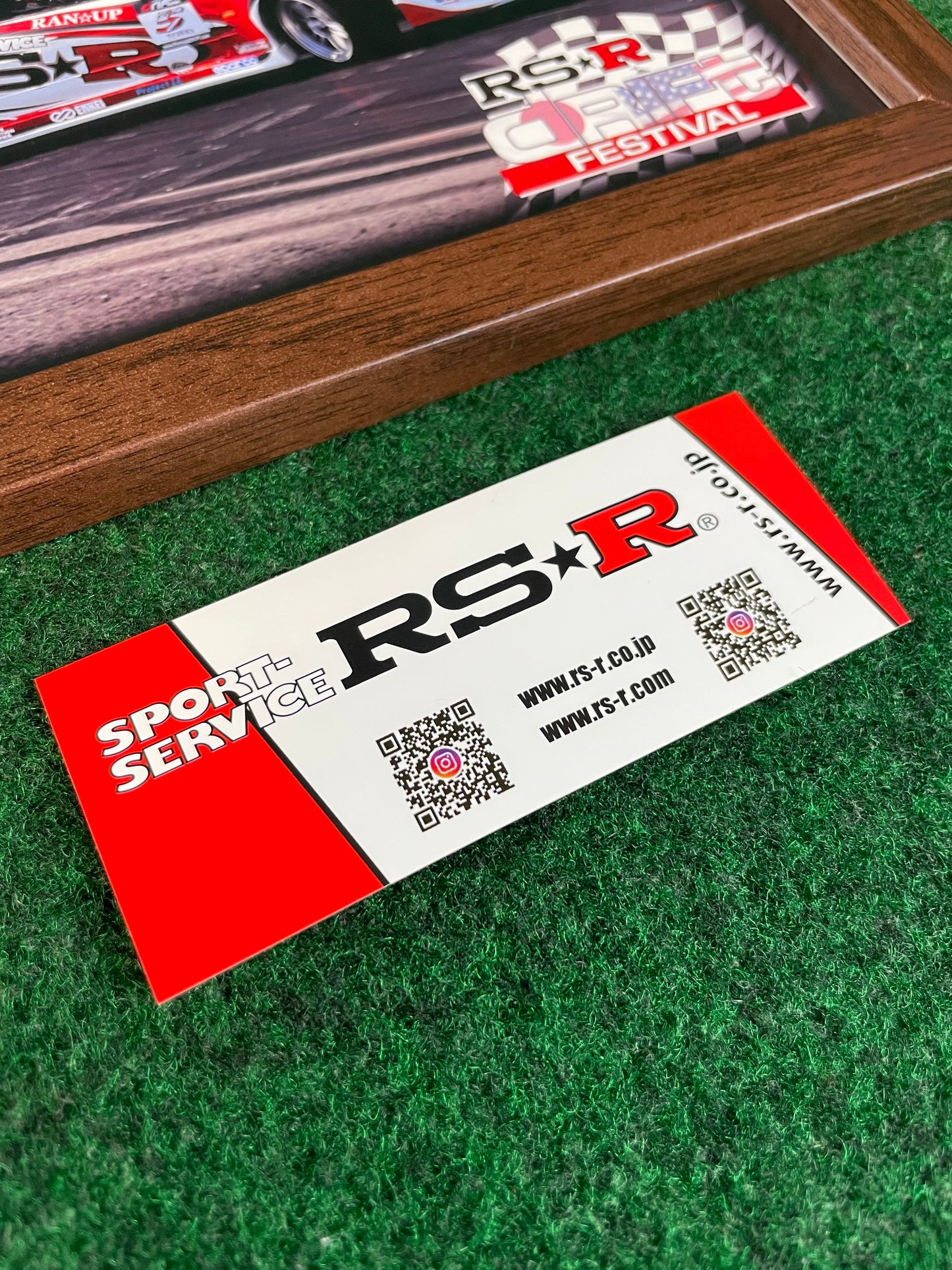 RSR - Nissan Silvia S15 Formula Drift USA Framed Photo & Sticker Set