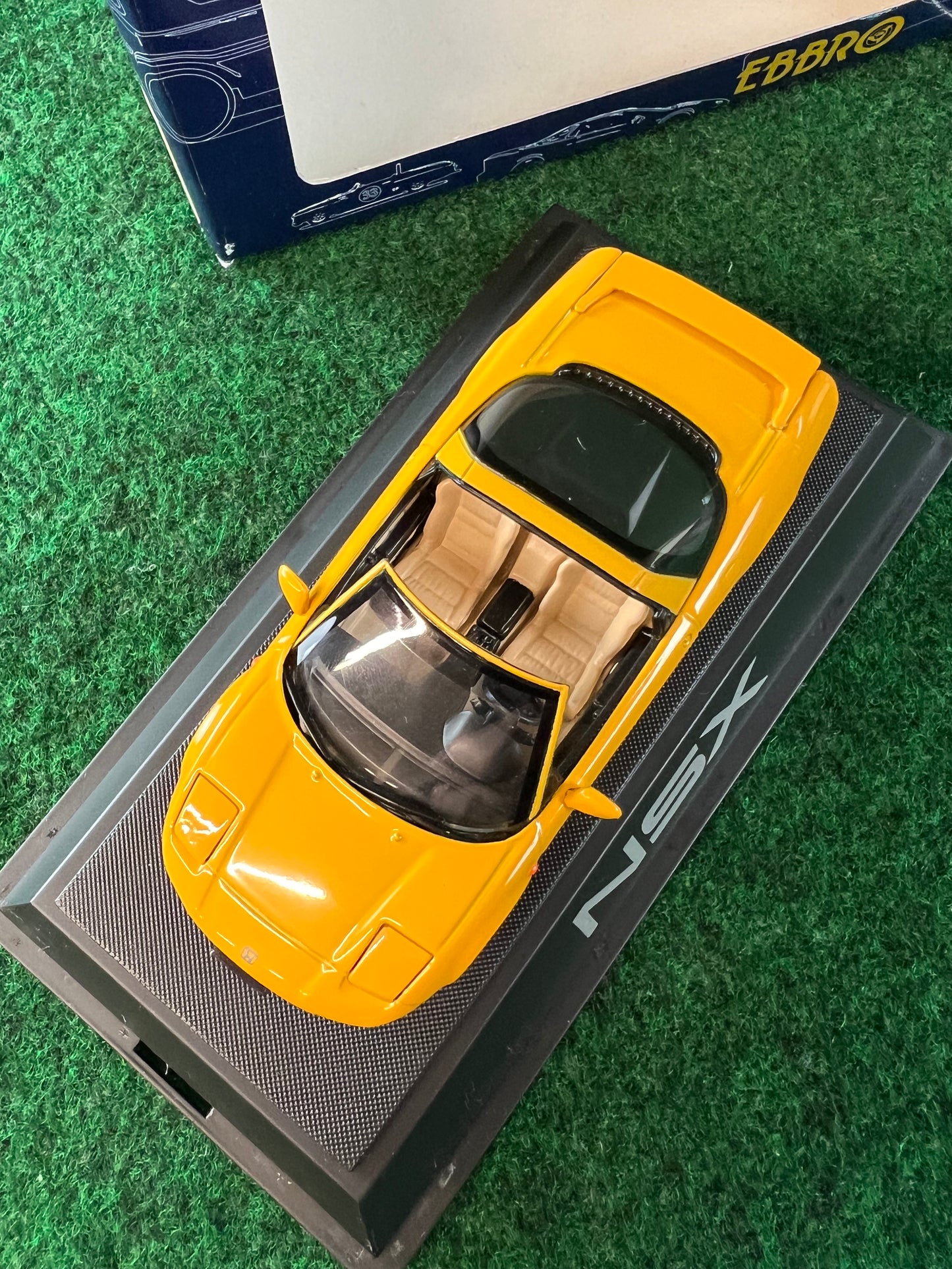 EBBRO Trendies - Honda NSX-T Yellow 1/43 Scale Diecast