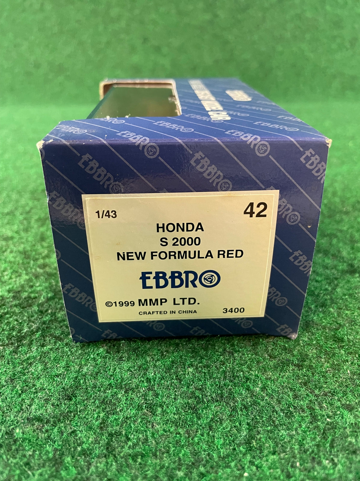 EBBRO 1999 Honda S2000 (New Formula Red) 1/43 Scale Diecast