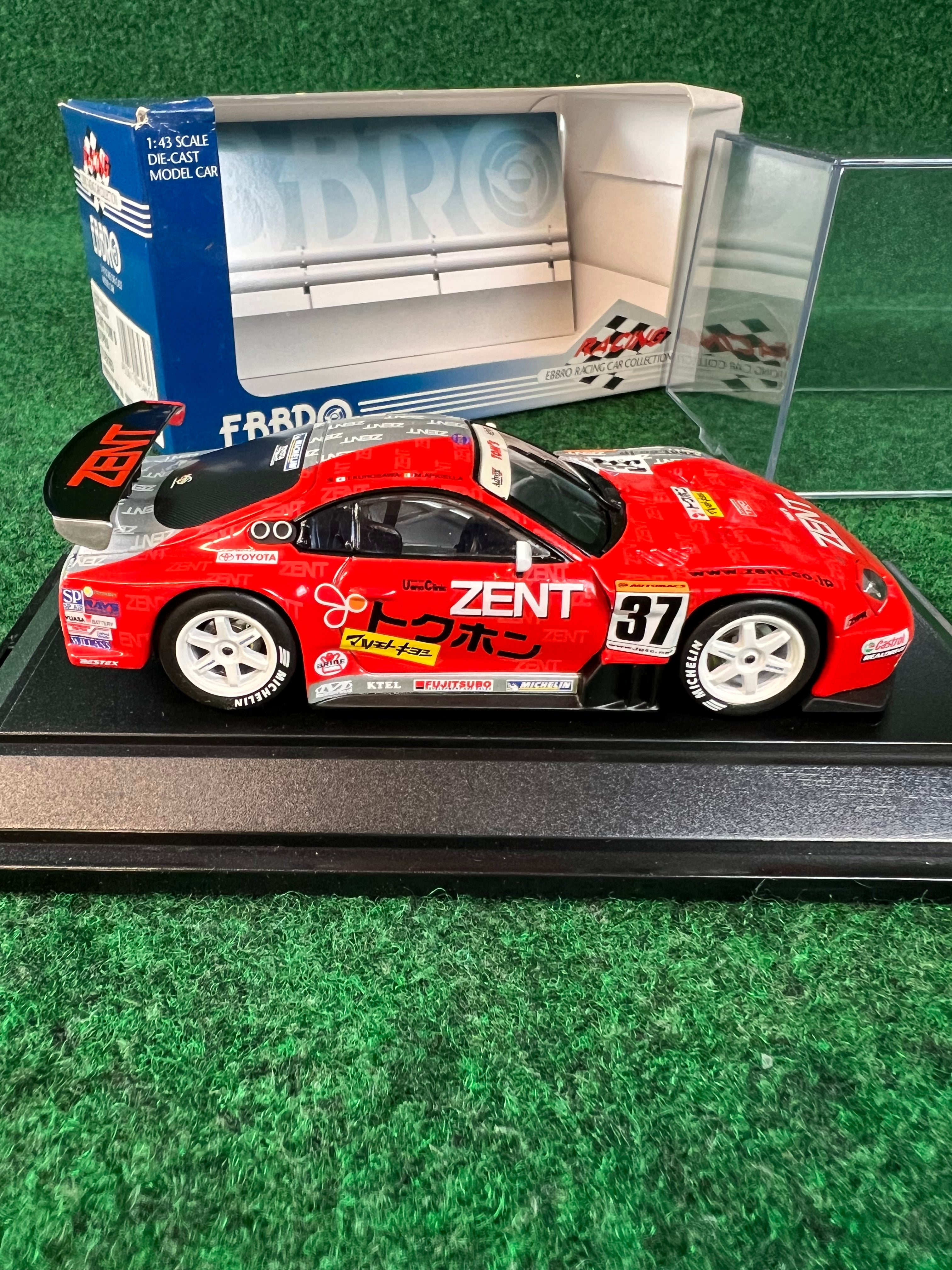 特価ブランド Toyota Tom's Zent 2003 - EBBRO Supra Diecast Scale 1/43 ミニカー