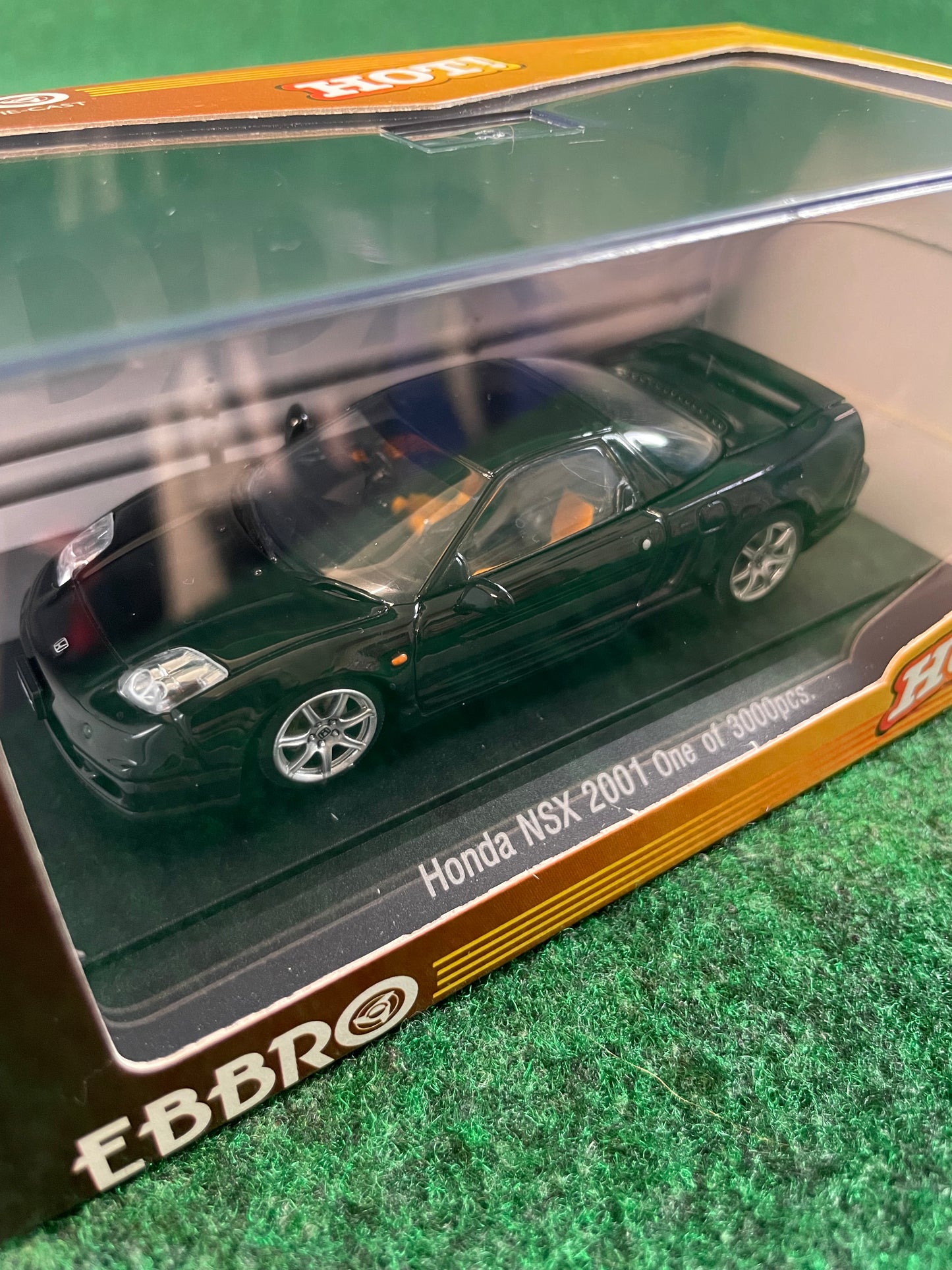 EBBRO HOT - 2001 Honda NSX Type S Black 1/43 Scale Diecast