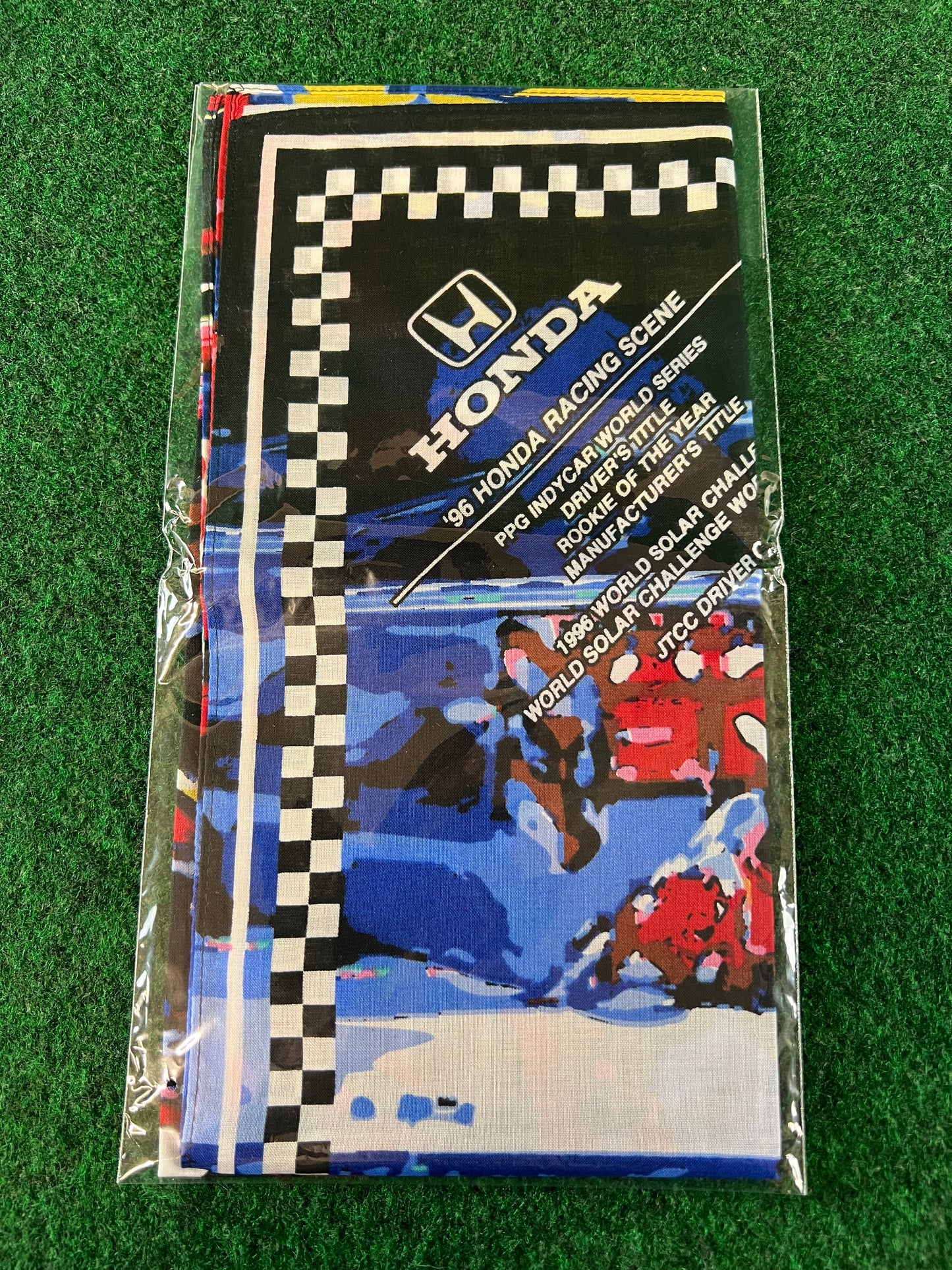 HONDA - 1996 Racing Scene Indycar, Solar Challenge & JTCC Accord Handkerchief Cloth