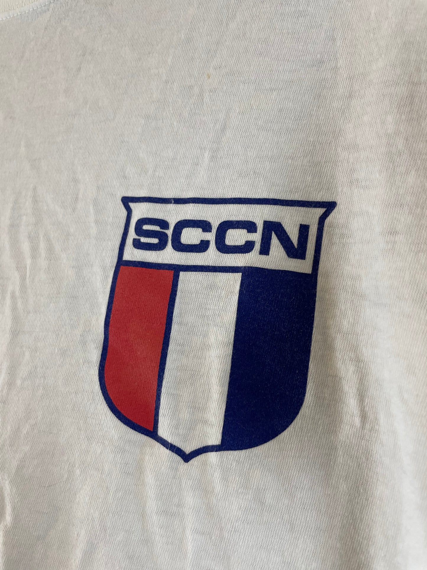 SCCN - Sports Car Club of Nissan Vintage White T-Shirt
