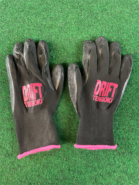 Drift Tengoku - (2) Elastic Rubber Grip Work Gloves
