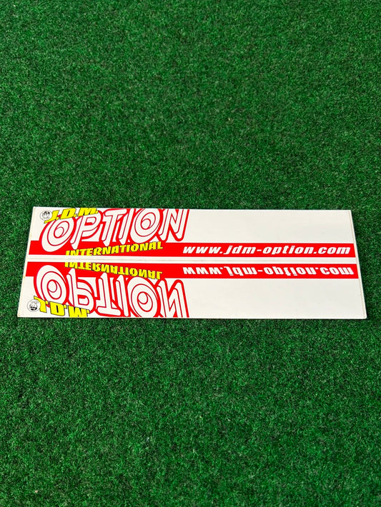 J.D.M. OPTION International - Sticker Set