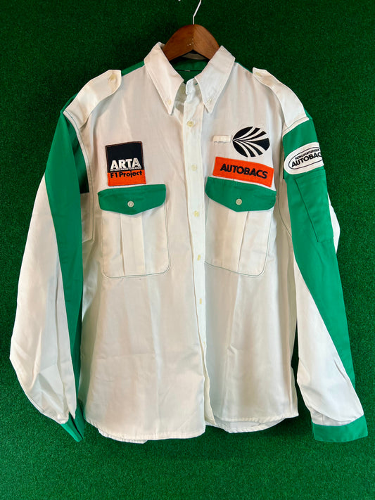 Autobacs ARTA F1 Project Vintage Workwear Long Sleeve Buttondown Shirt